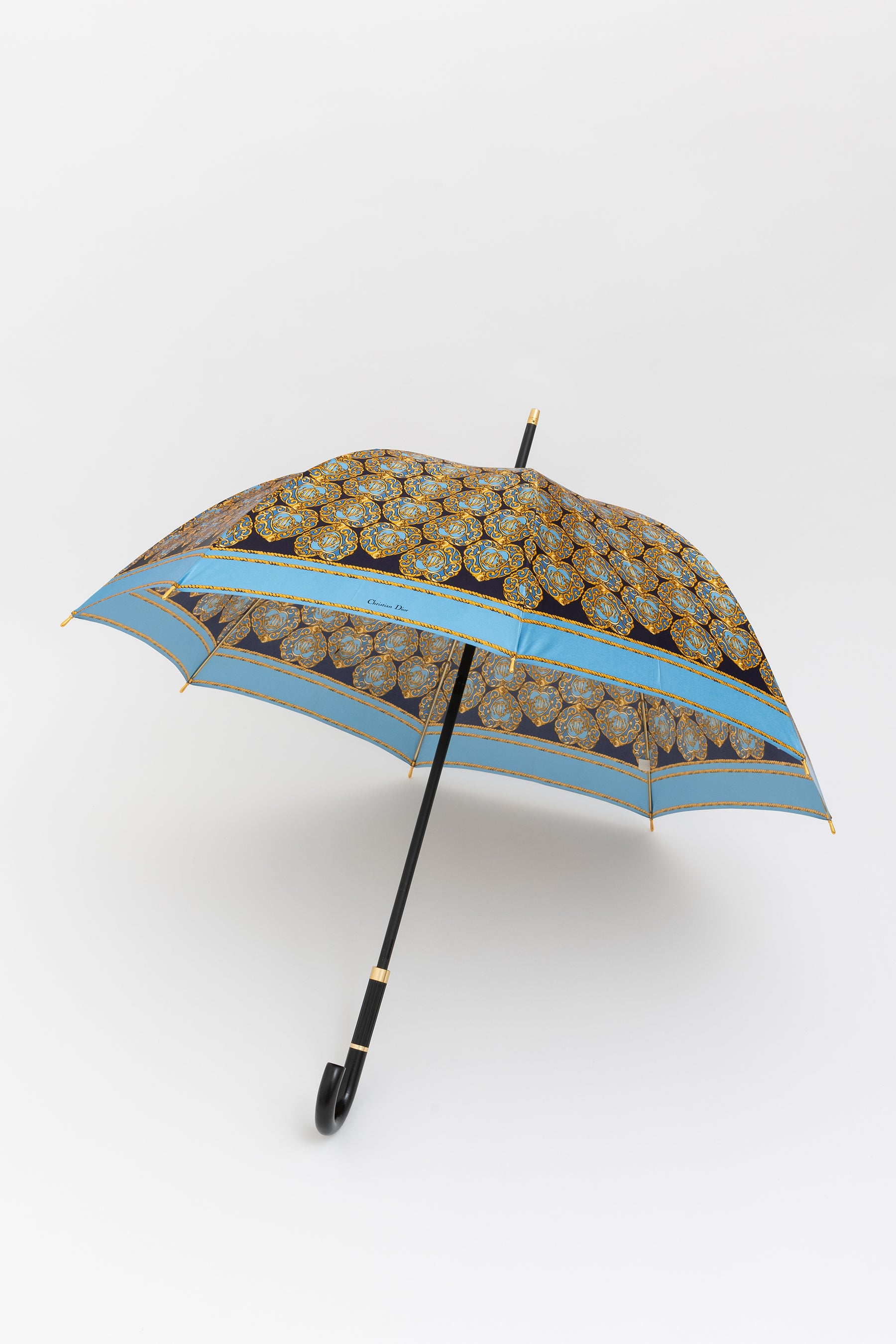 Gold Heart Logo Emblem Umbrella