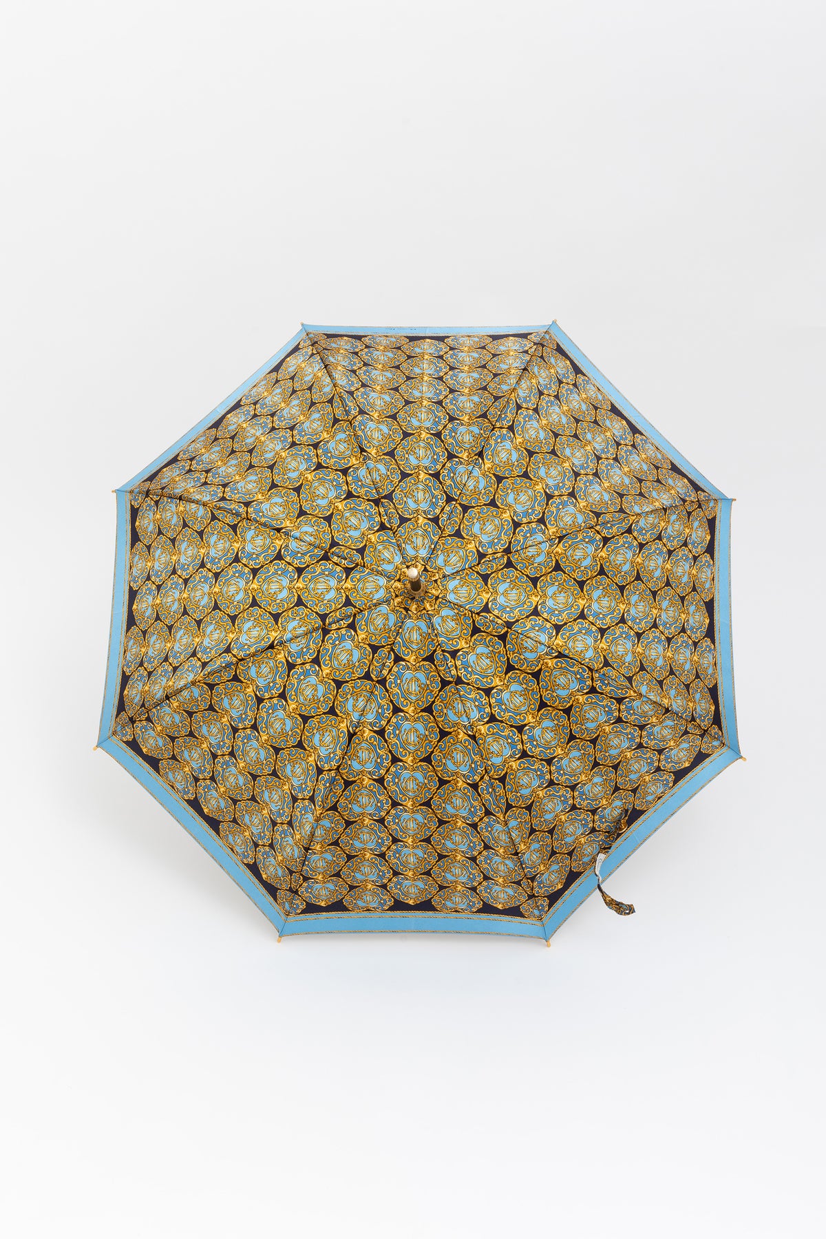 Gold Heart Logo Emblem Umbrella