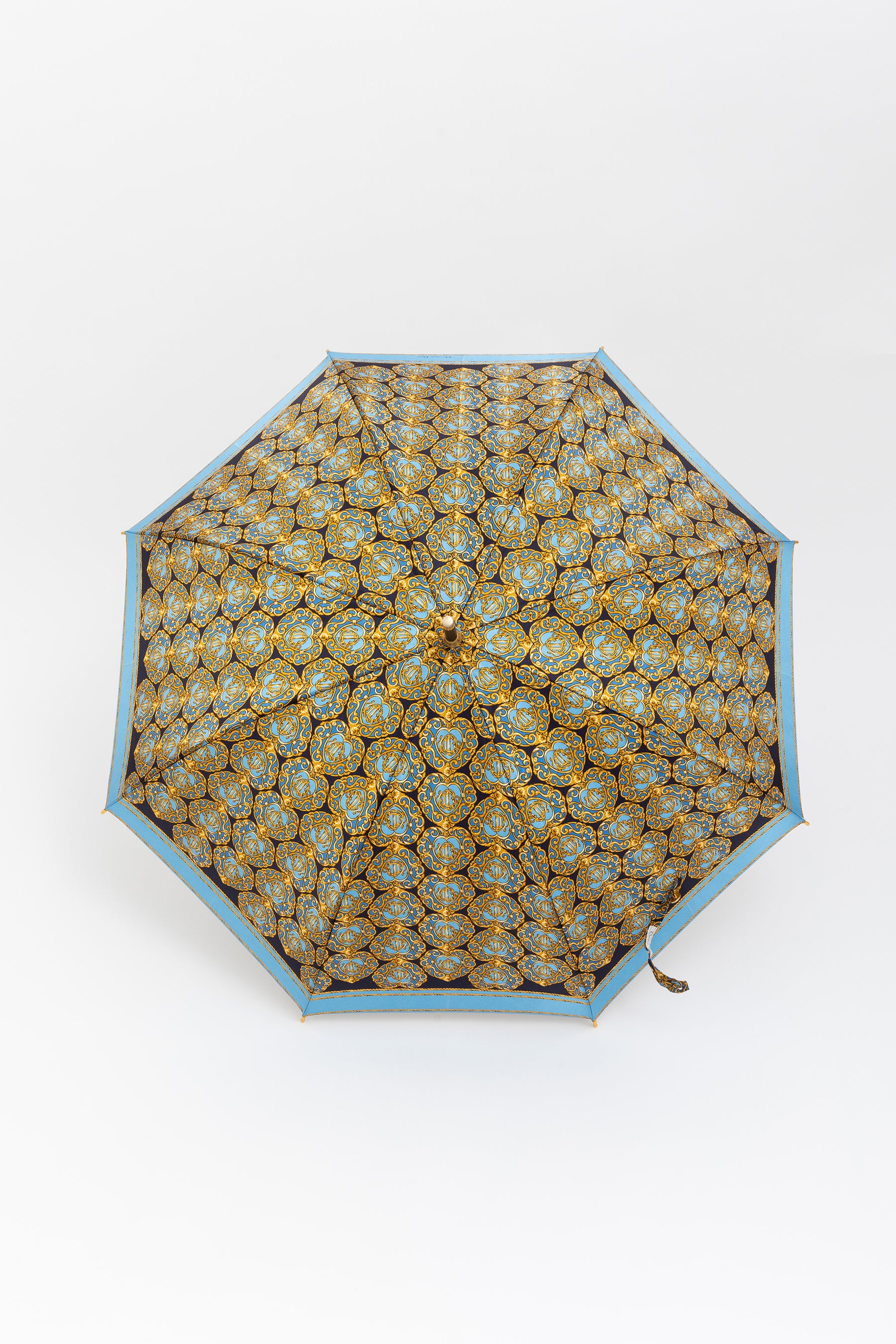 Gold Heart Logo Emblem Umbrella