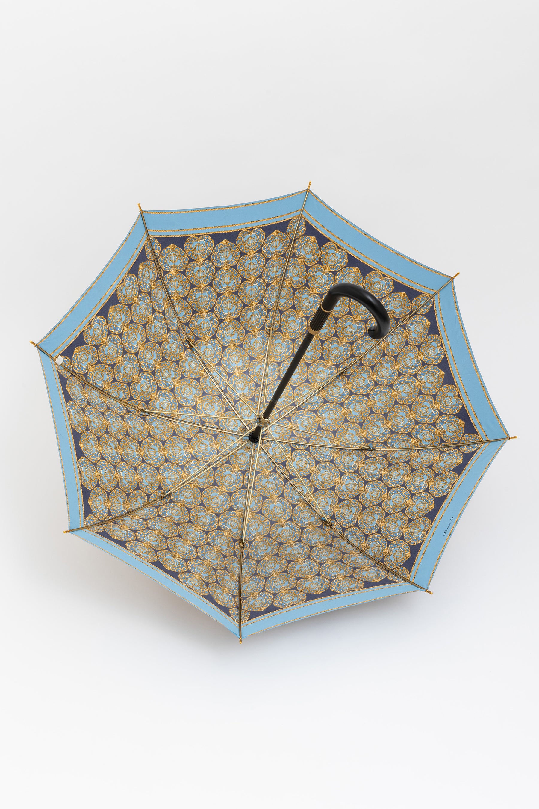 Gold Heart Logo Emblem Umbrella