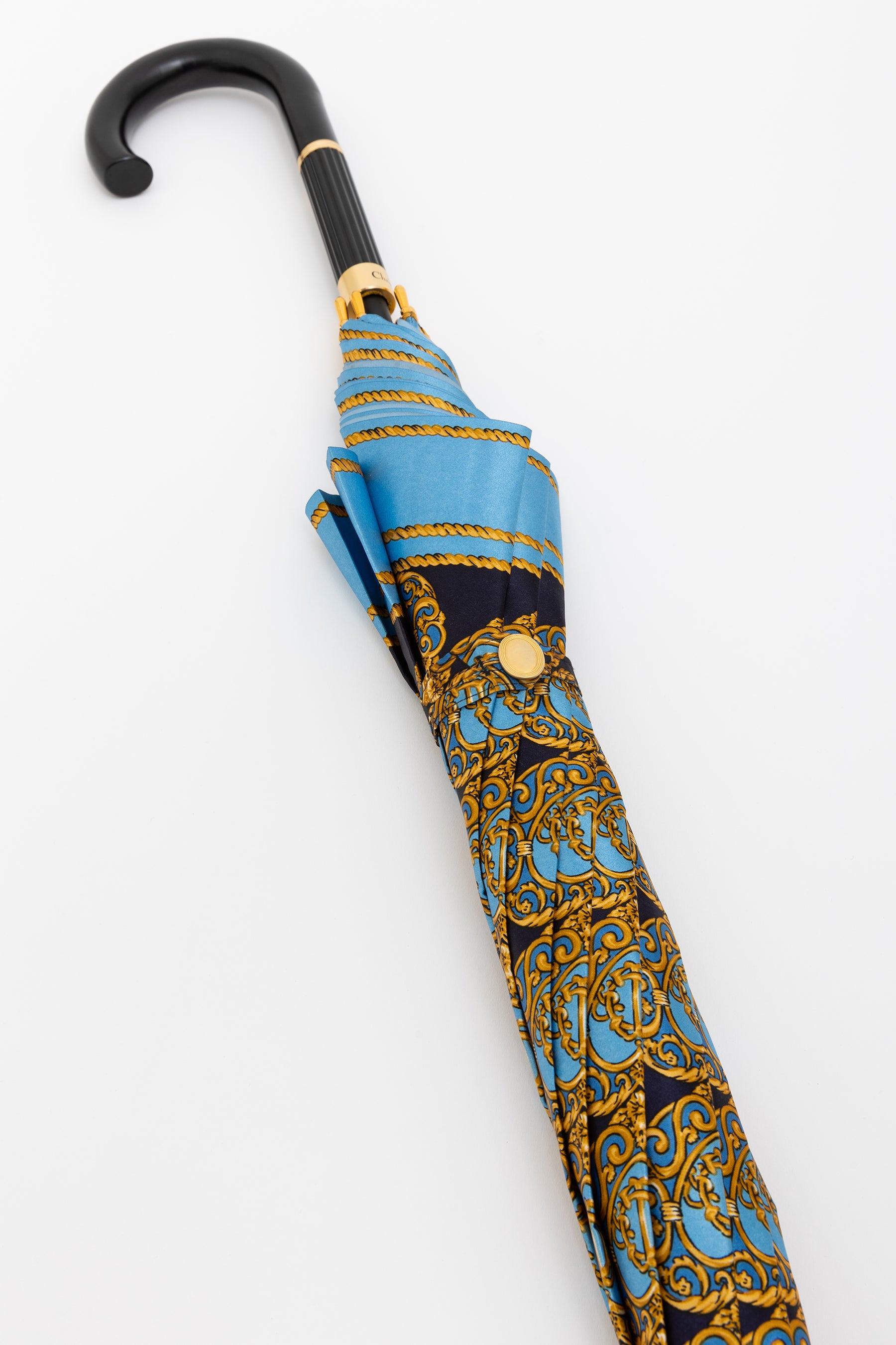 Gold Heart Logo Emblem Umbrella