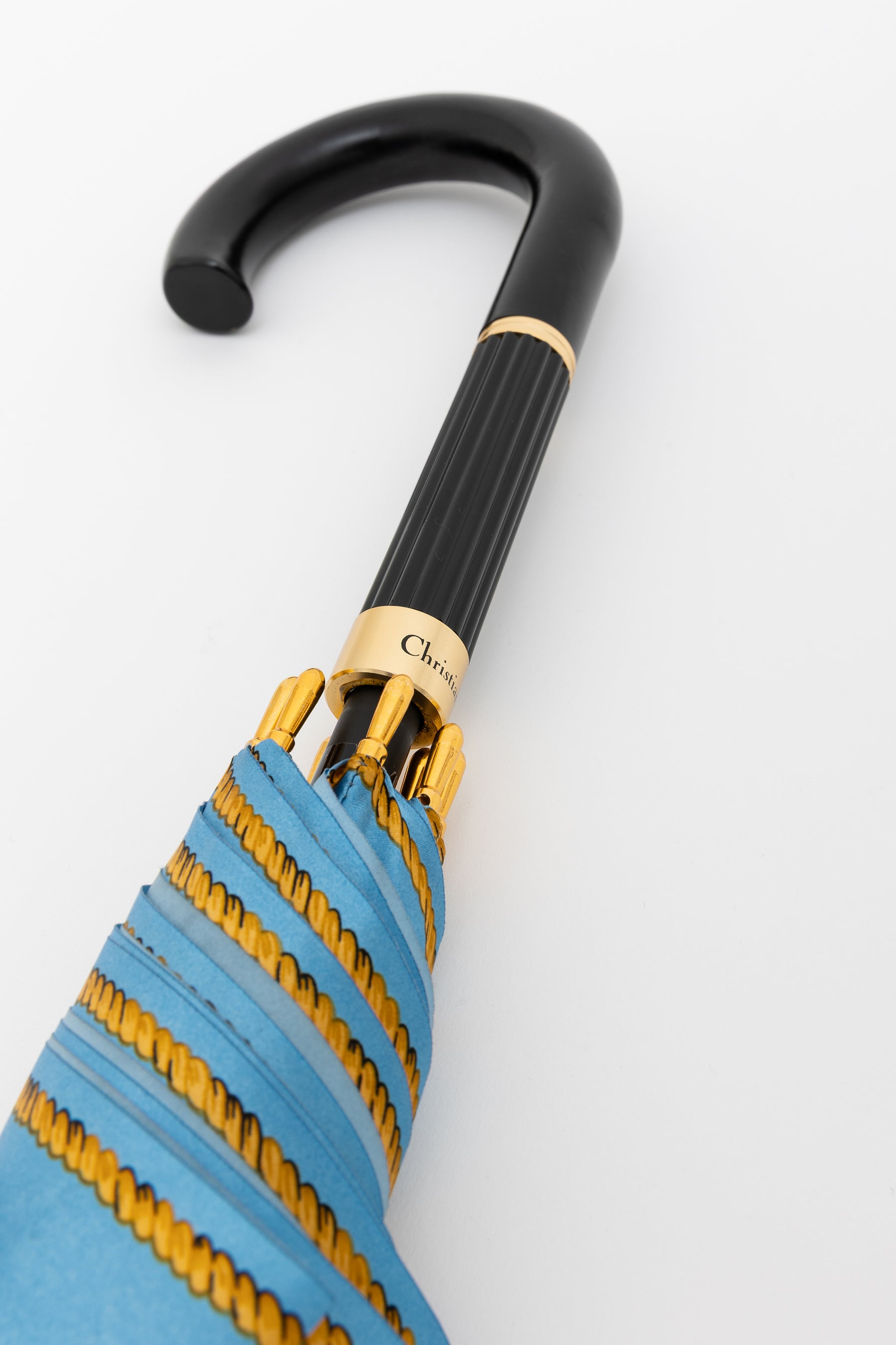 Gold Heart Logo Emblem Umbrella