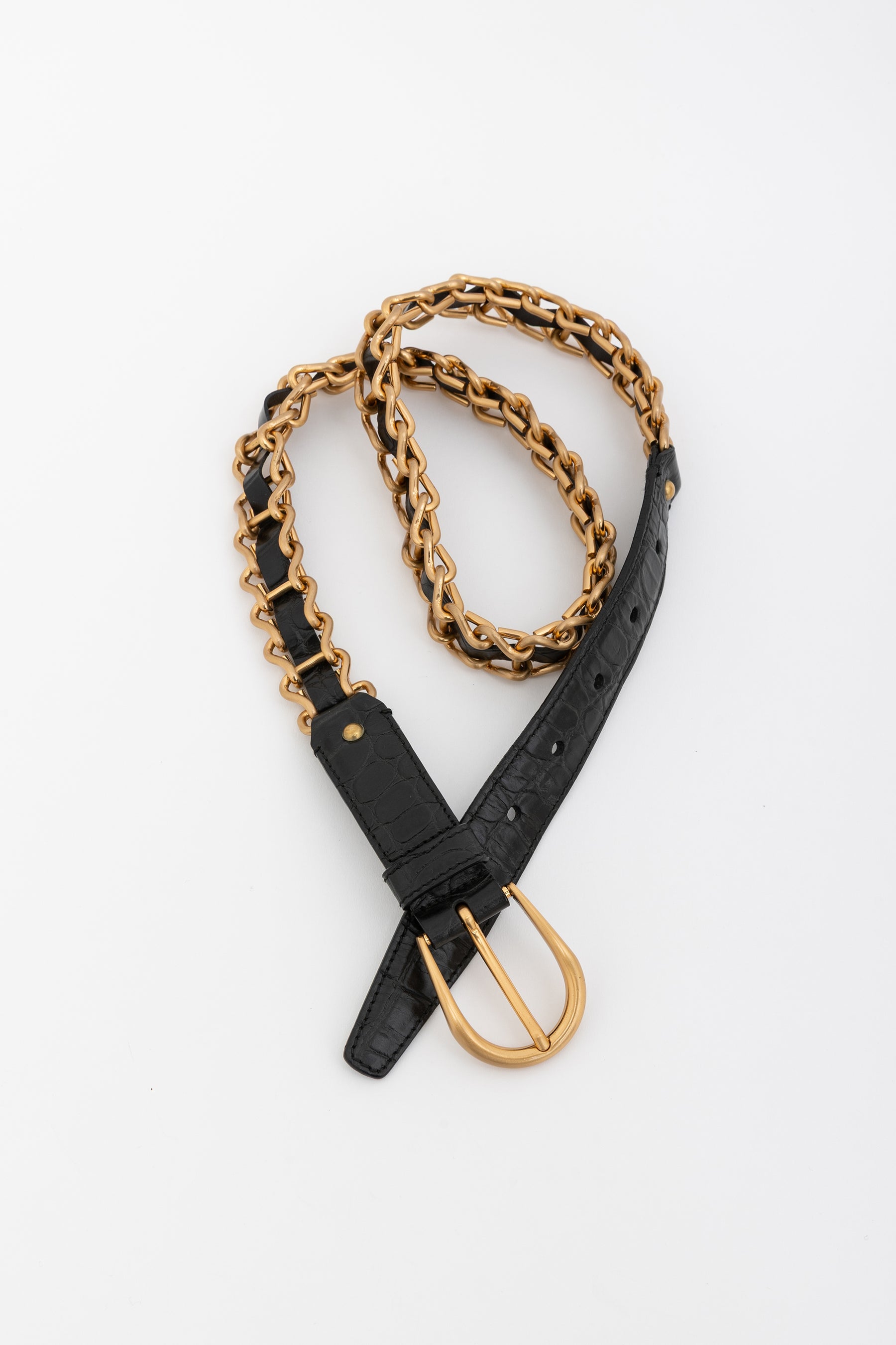 Embossed Chain Belt