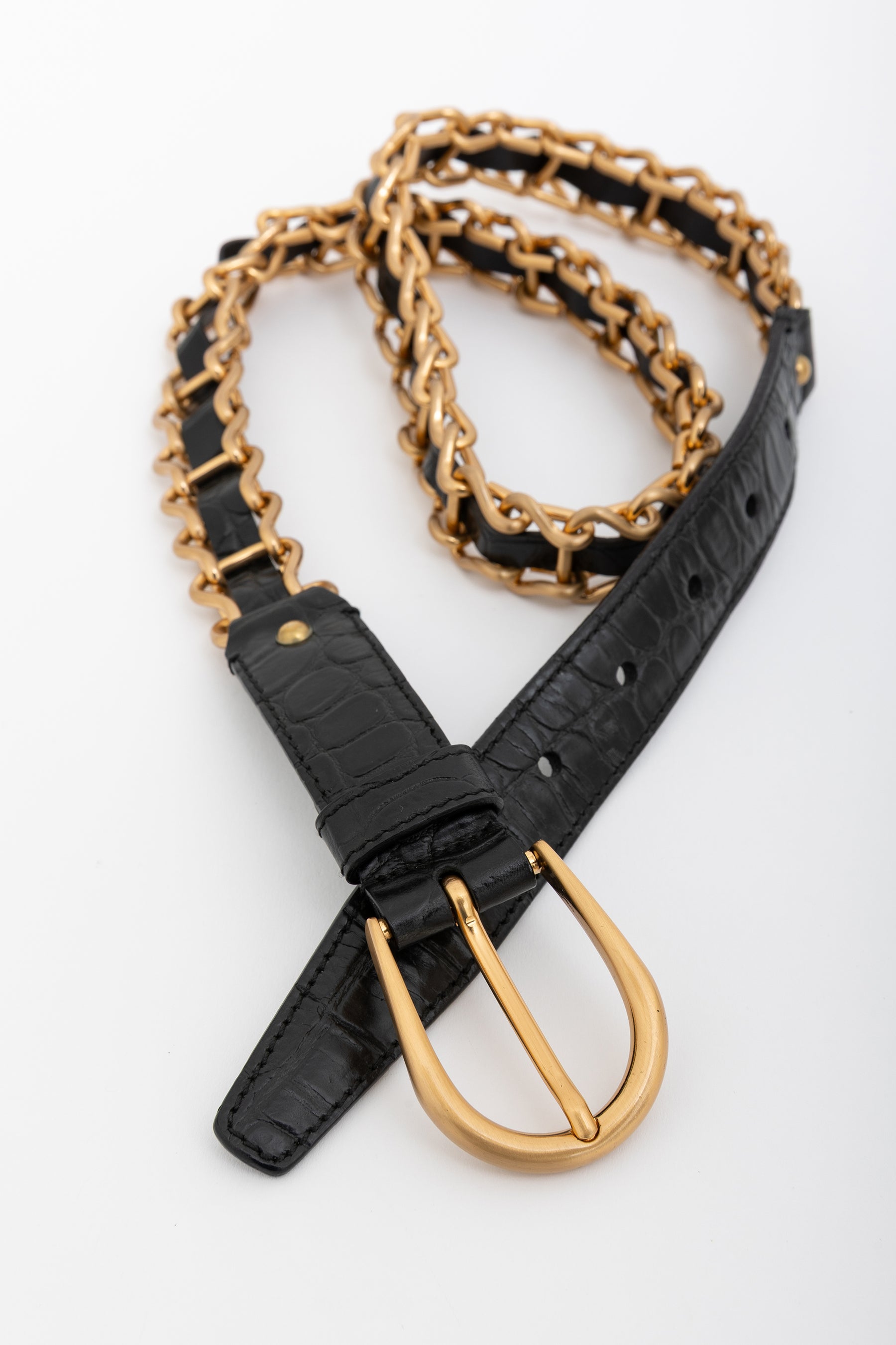Embossed Chain Belt