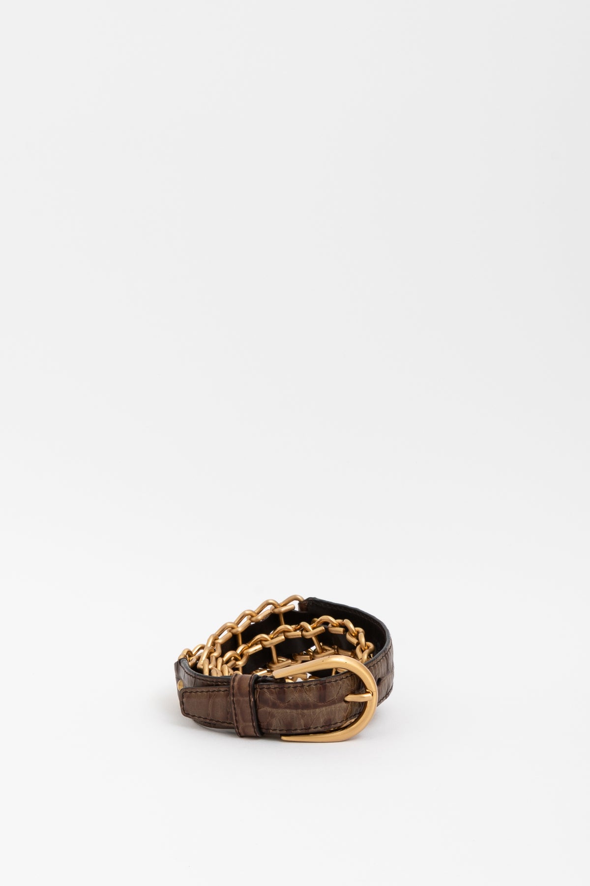 Embossed Chain Belt