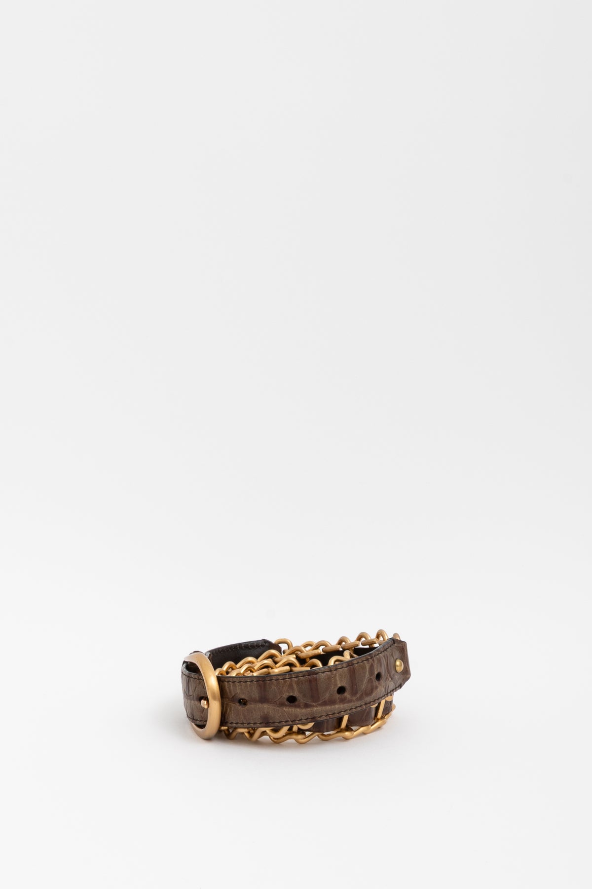 Embossed Chain Belt