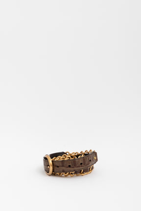 Embossed Chain Belt