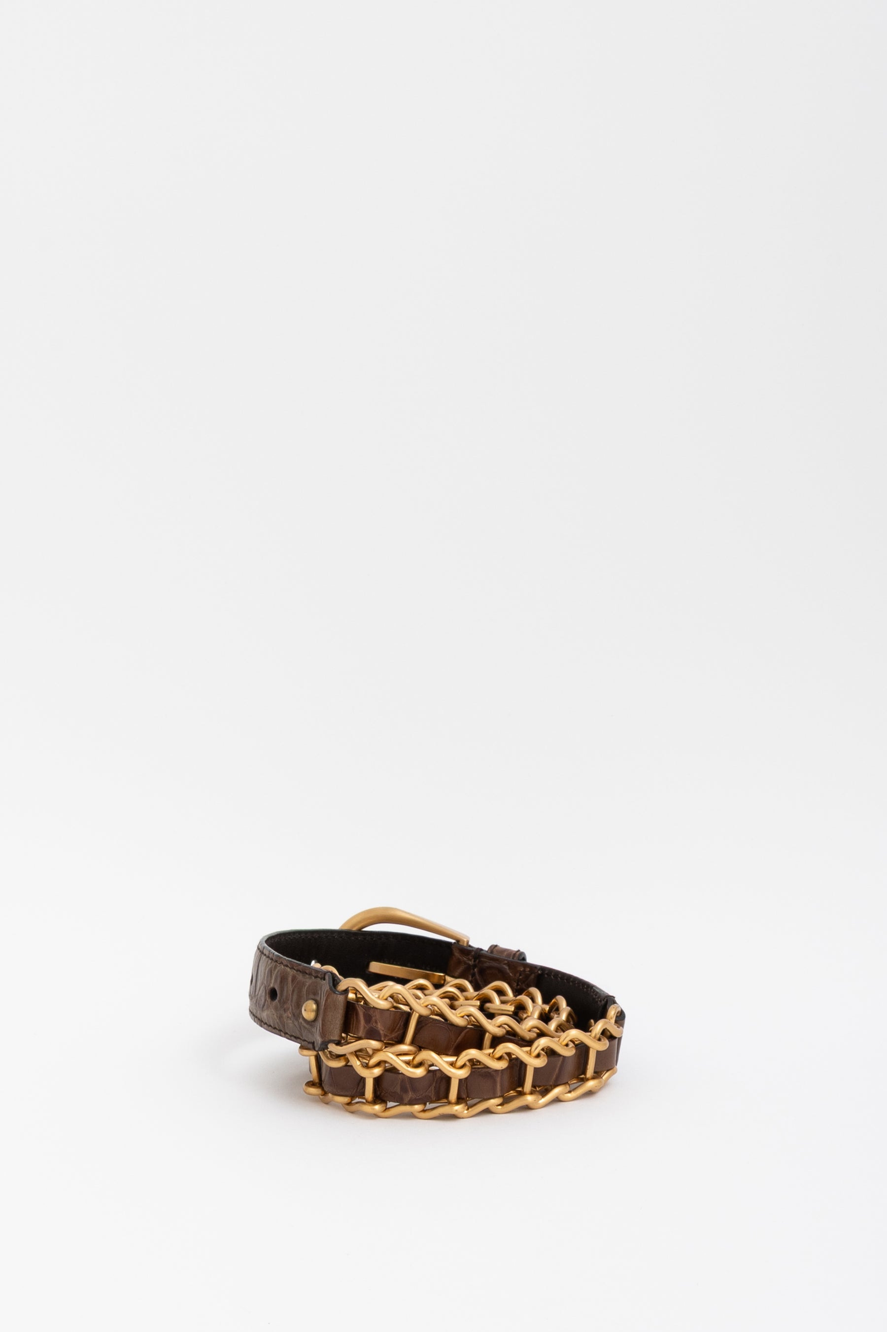 Embossed Chain Belt