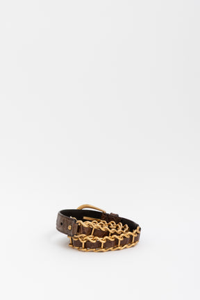 Embossed Chain Belt