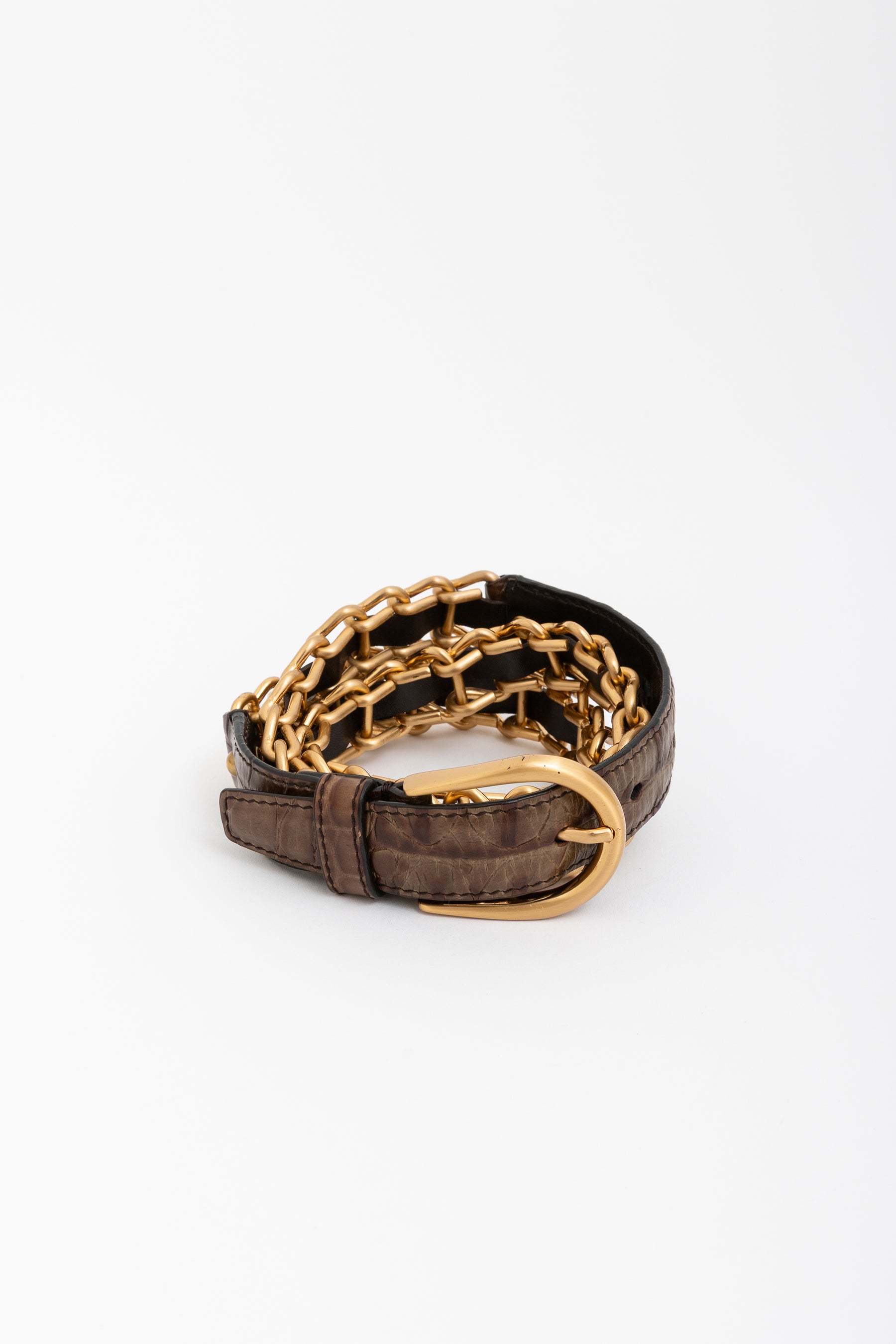 Embossed Chain Belt