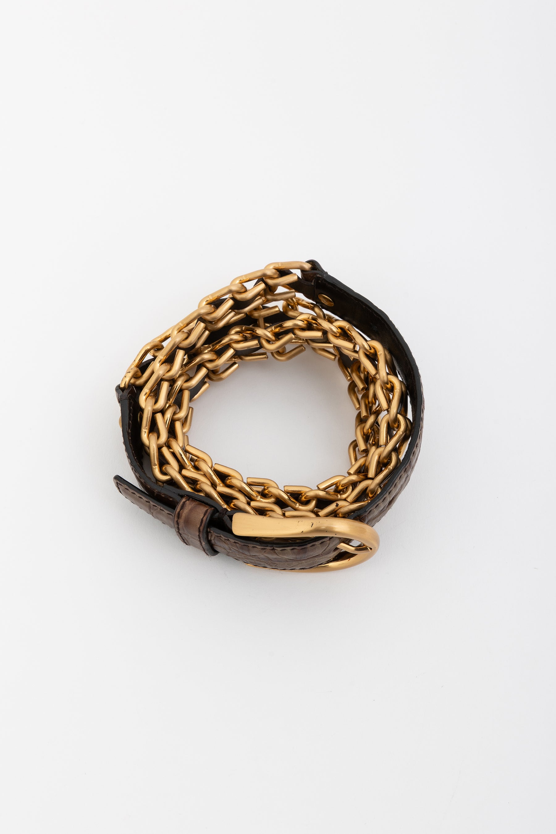 Embossed Chain Belt