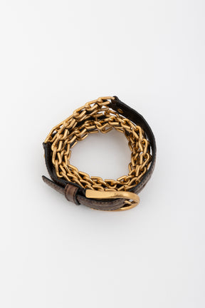 Embossed Chain Belt