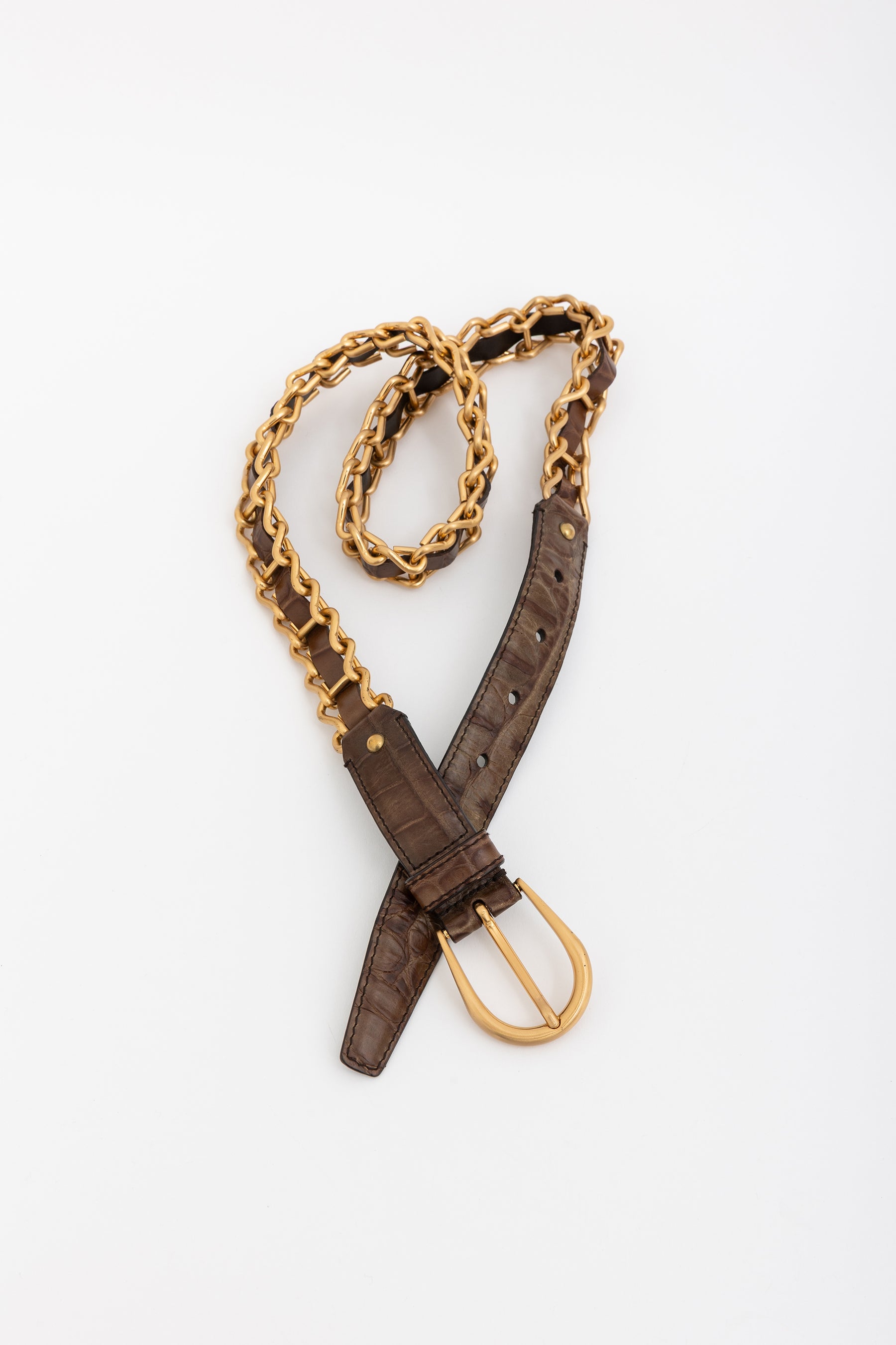 Embossed Chain Belt