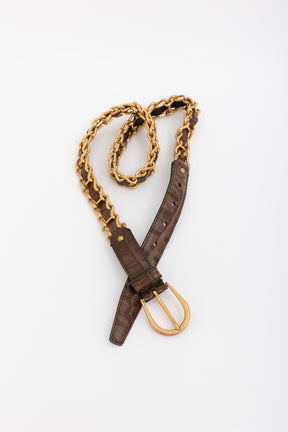 Embossed Chain Belt