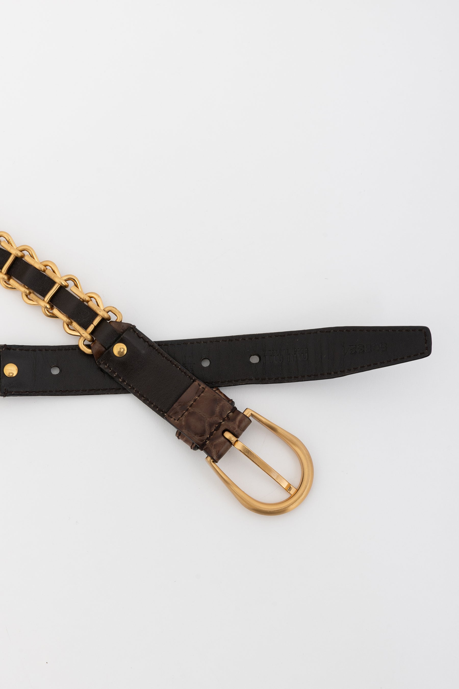 Embossed Chain Belt