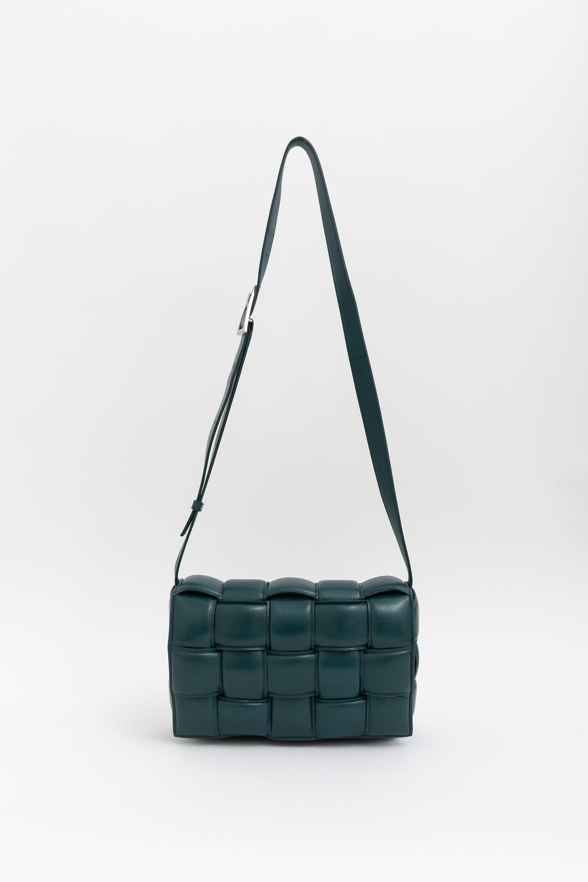 Intrecciato Padded Cassette Bag