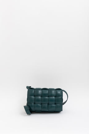 Intrecciato Padded Cassette Bag