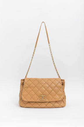 Retro Chain Accordion Flap Bag