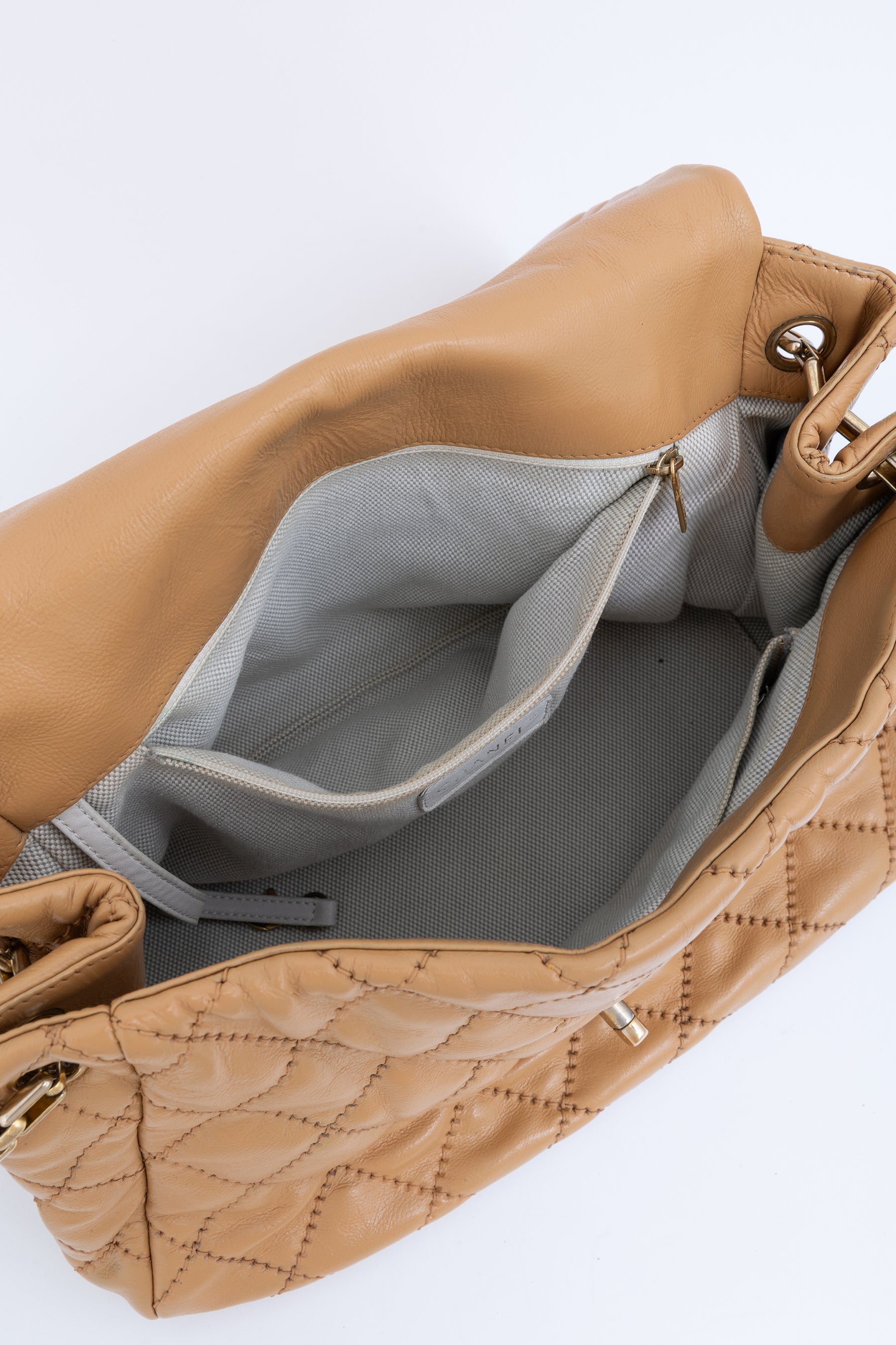 Retro Chain Accordion Flap Bag