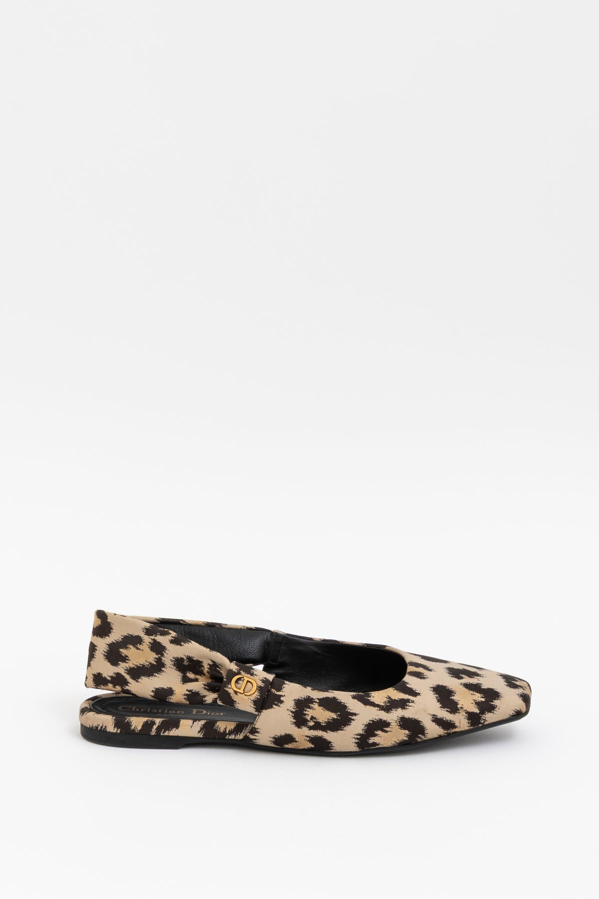 Mizza Leopard Slingback Flats