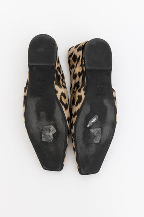 Mizza Leopard Slingback Flats