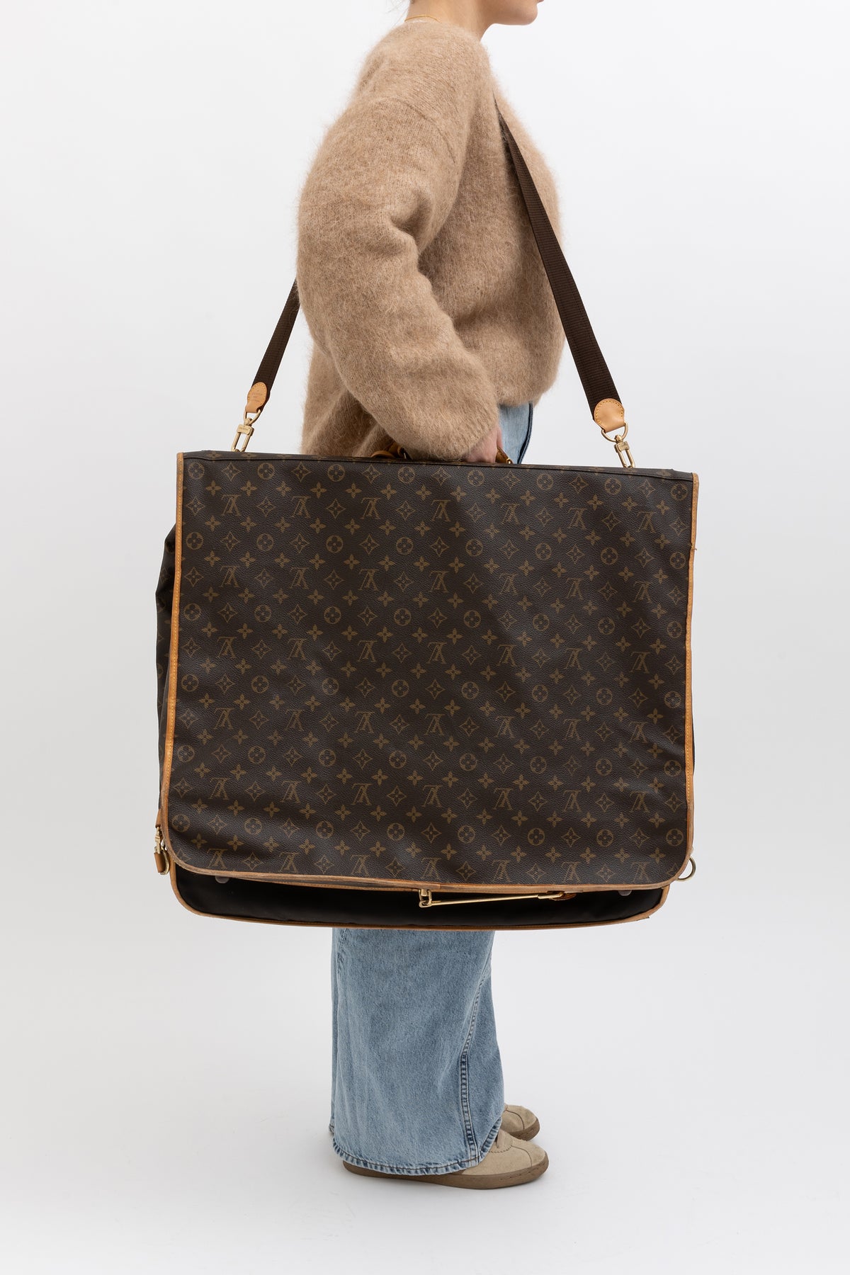 Monogram Garment Bag with Strap