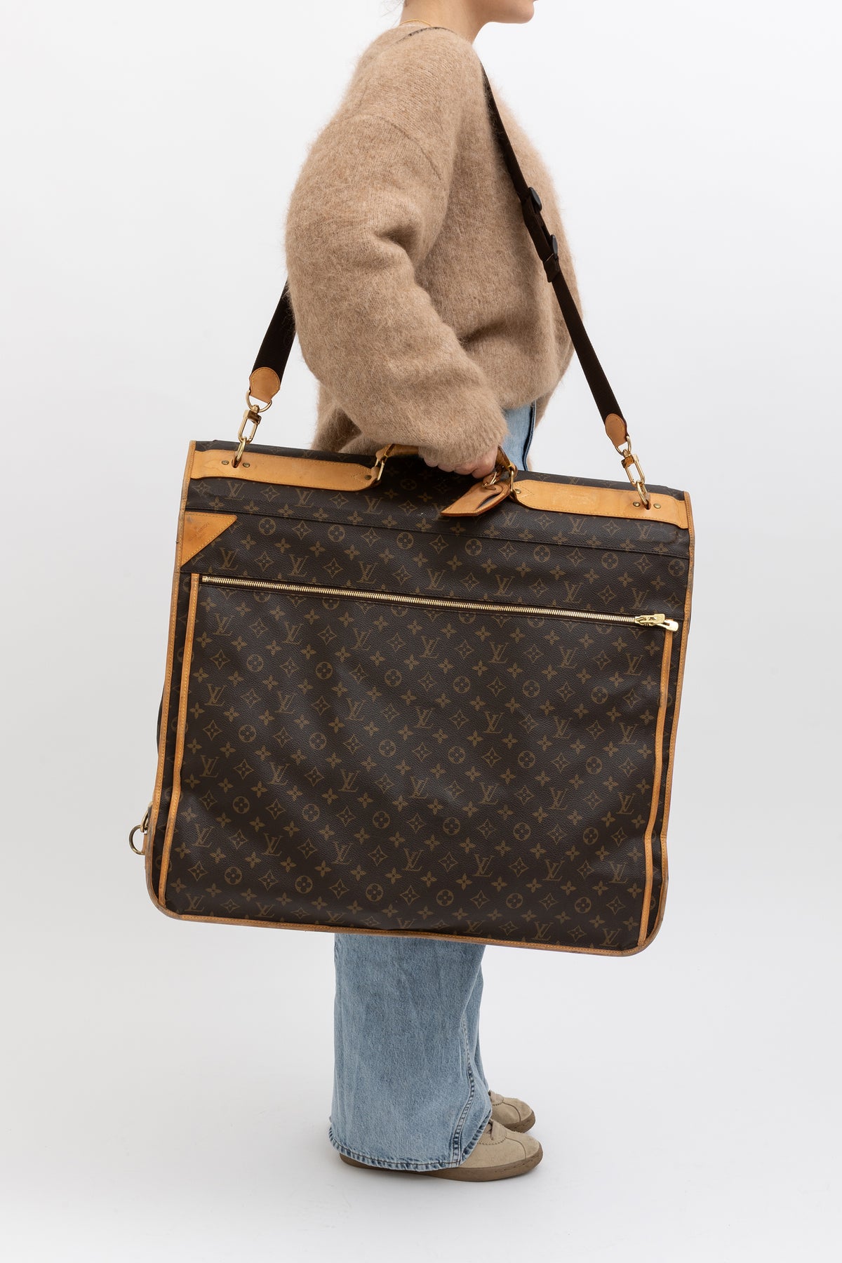 Monogram Garment Bag with Strap