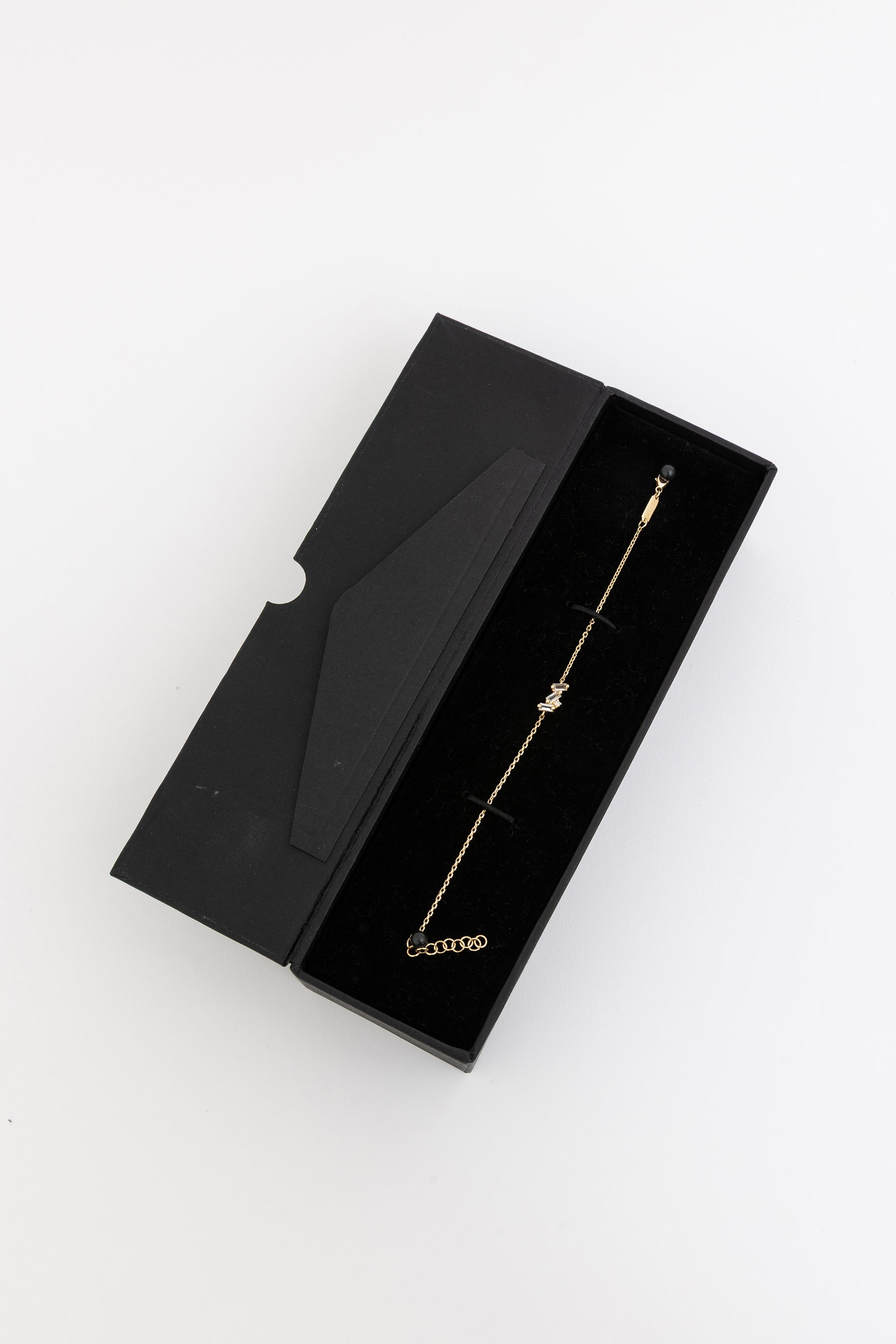 14k Gold Chain White Topaz and Diamond Bracelet