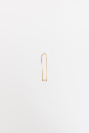 14k Gold Chain White Topaz and Diamond Bracelet