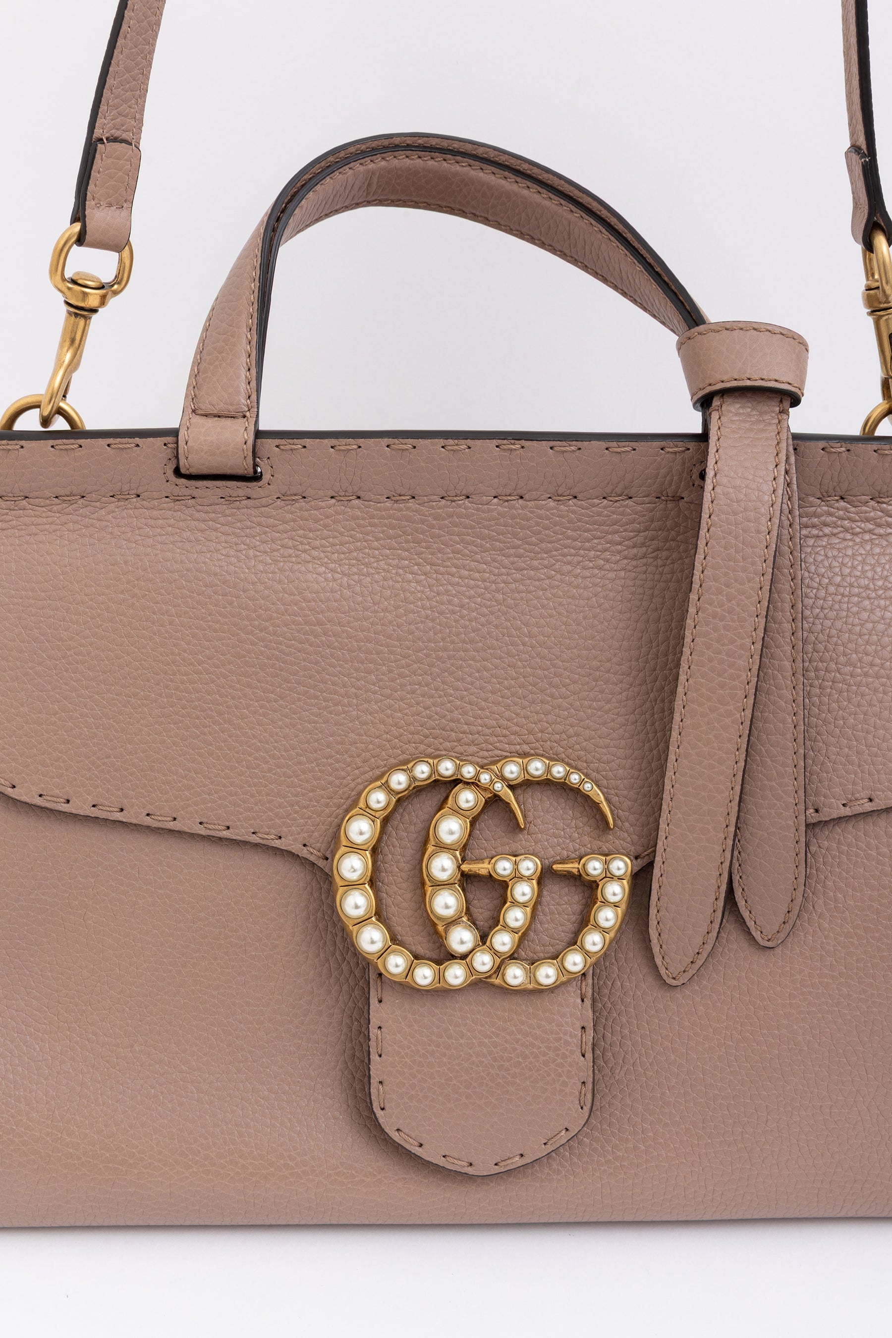 GG Marmont Small Top Handle Bag