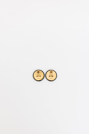 Clip-On Logo Earrings