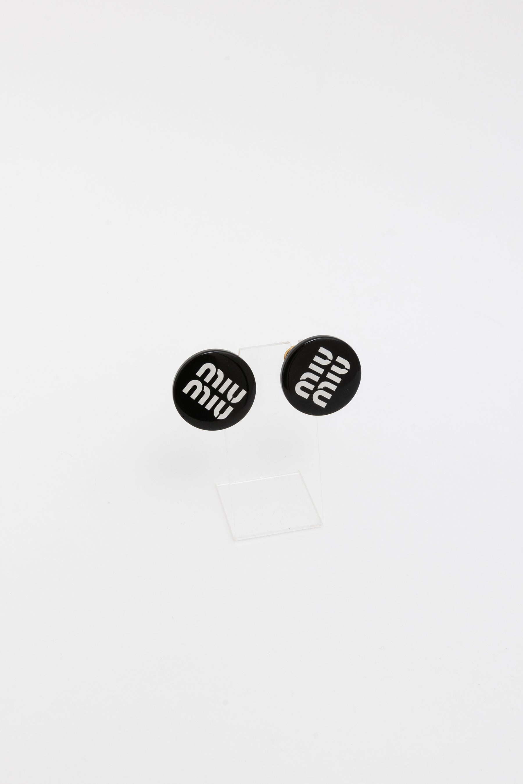 Clip-On Logo Earrings