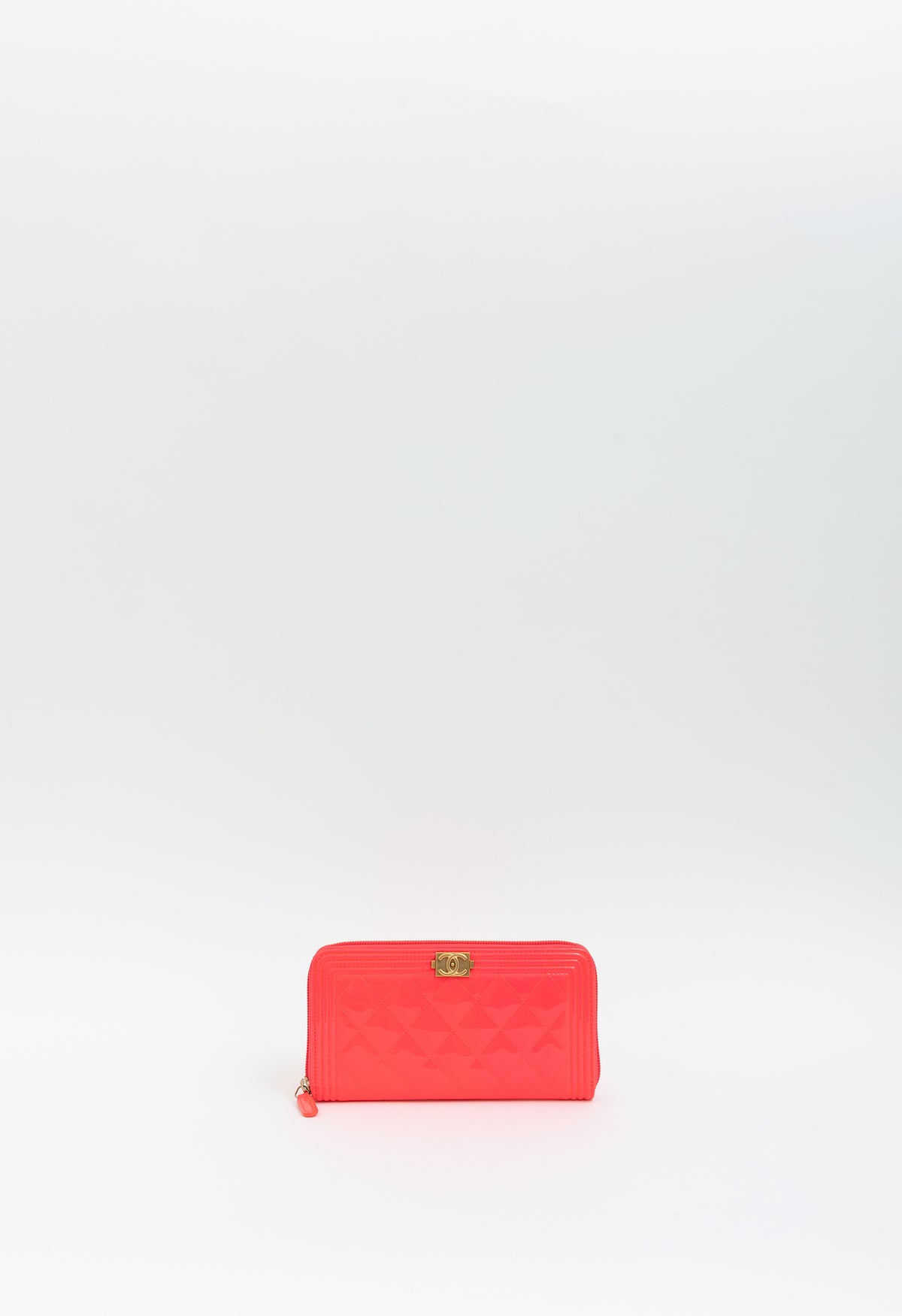 Quilted Boy Zip-Around Wallet