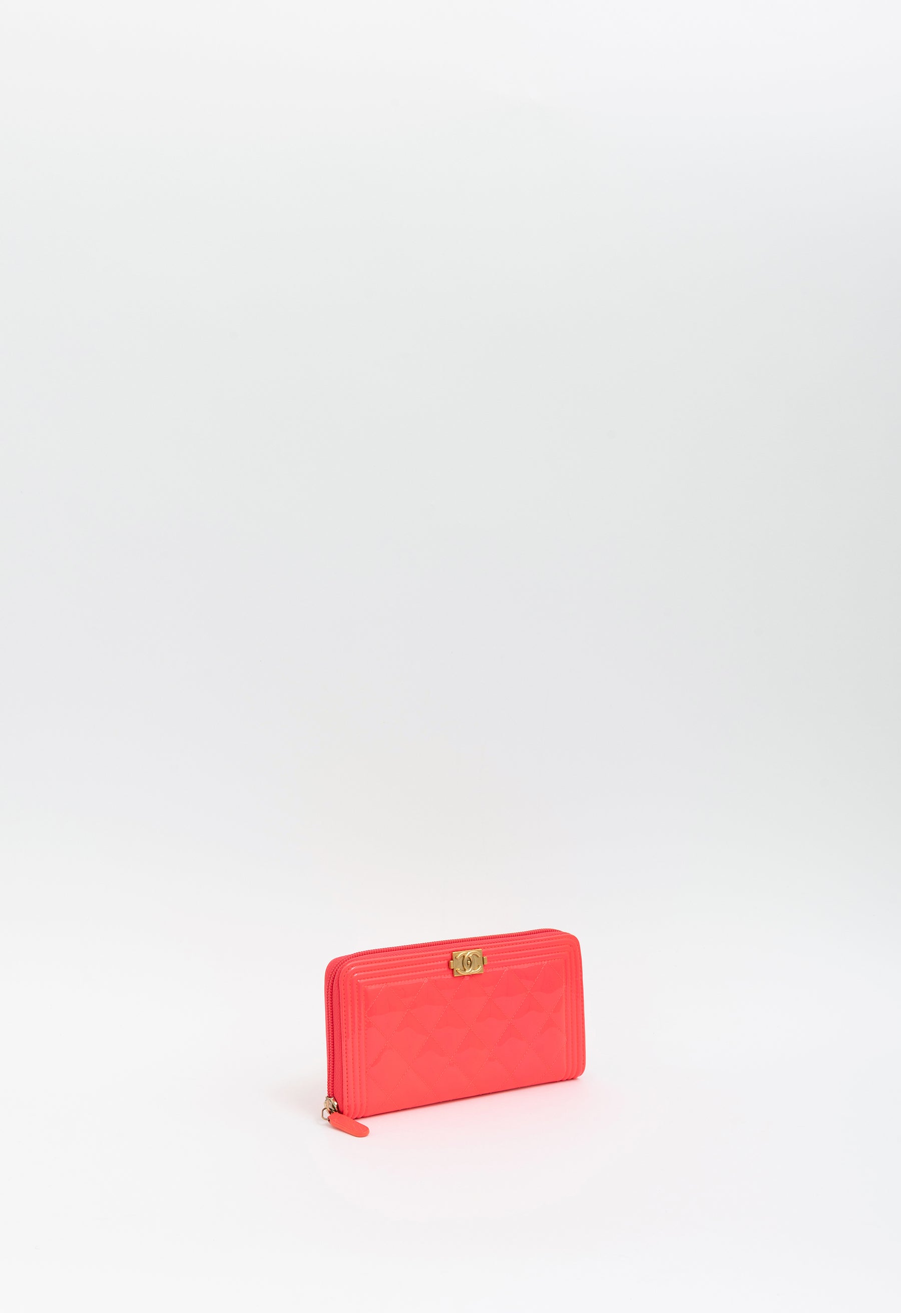 Quilted Boy Zip-Around Wallet