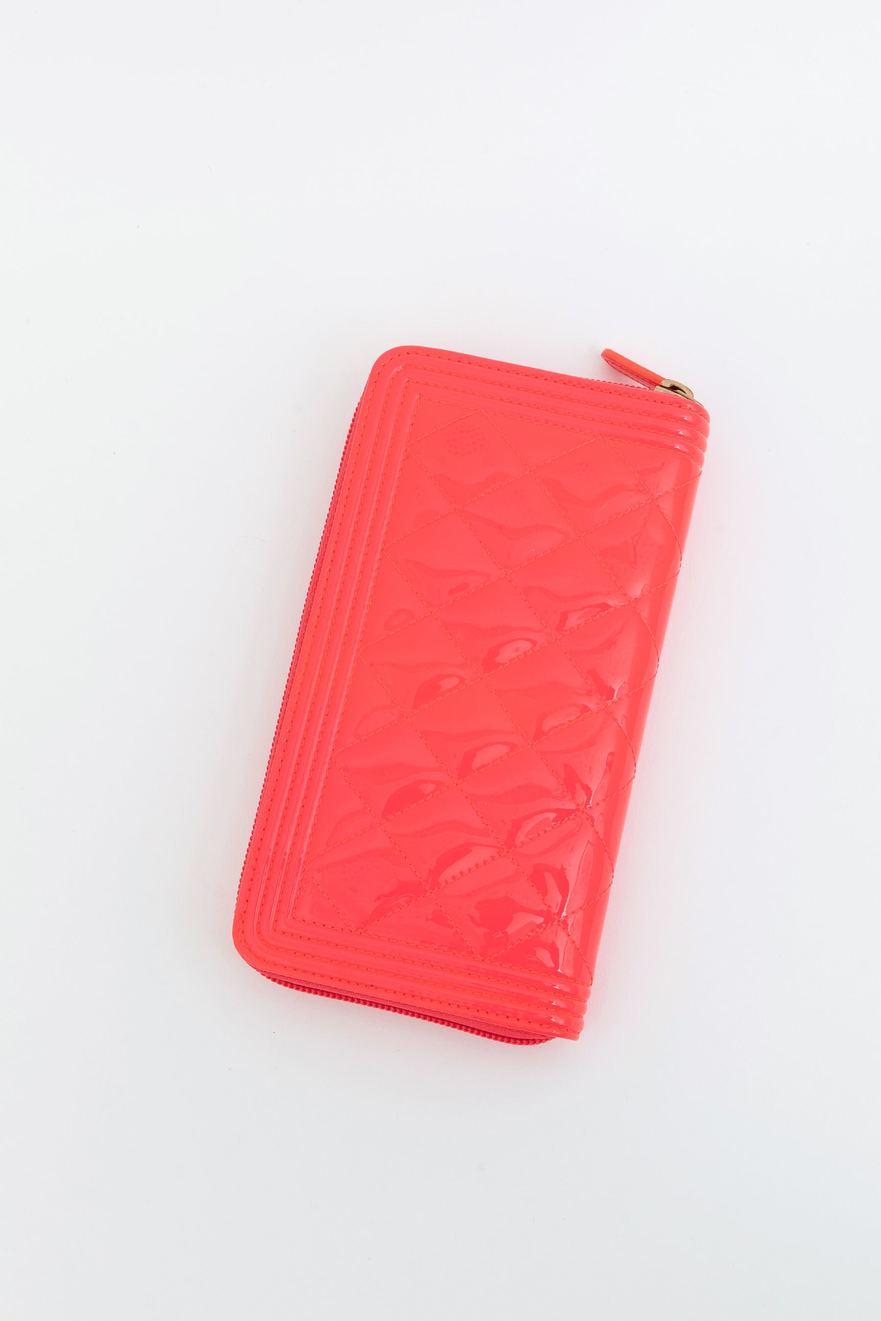 Quilted Boy Zip-Around Wallet