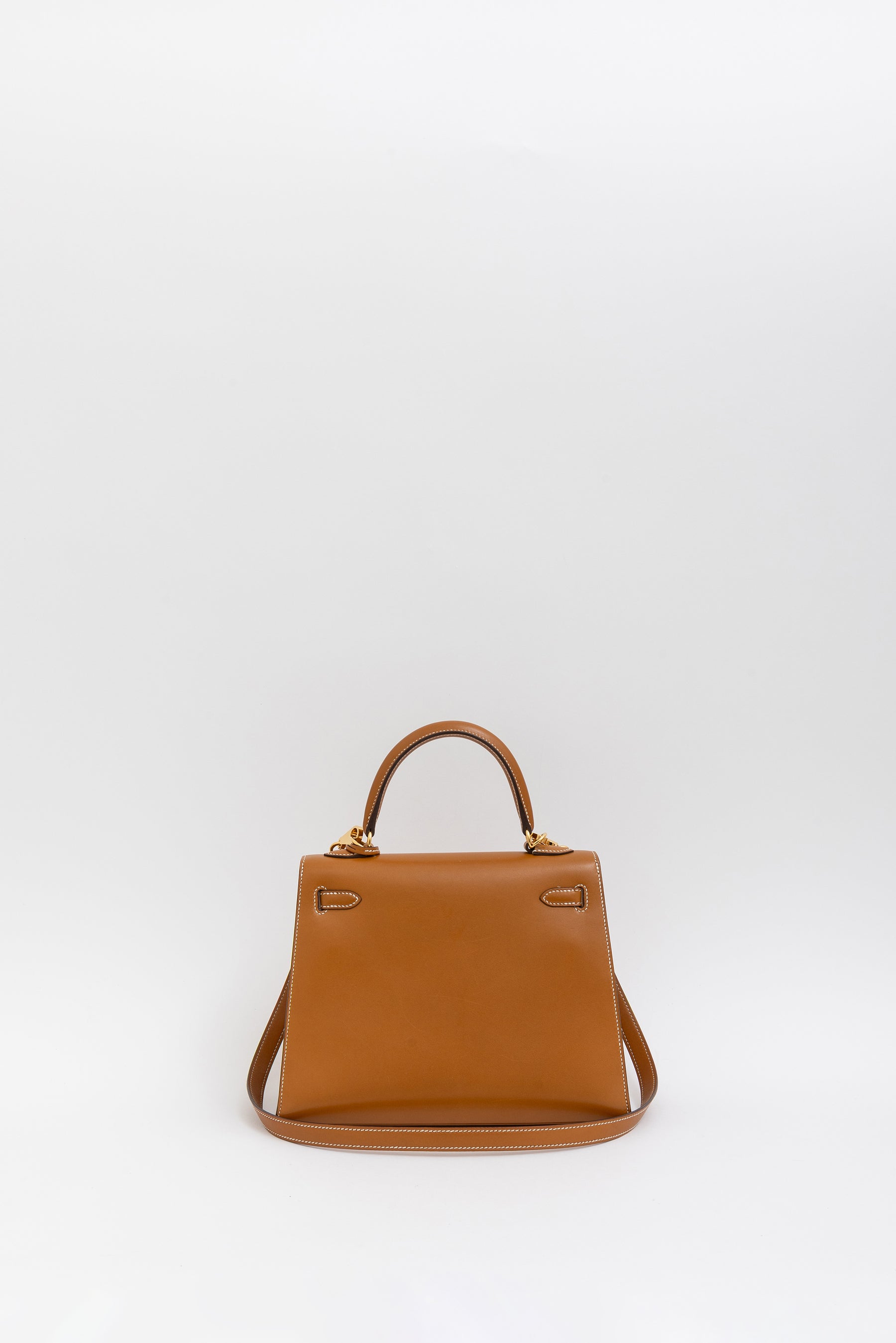 Naturel Sabel Butler Leather Kelly 25 Sellier Bag