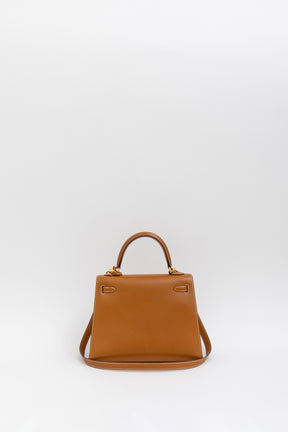 Naturel Sabel Butler Leather Kelly 25 Sellier Bag