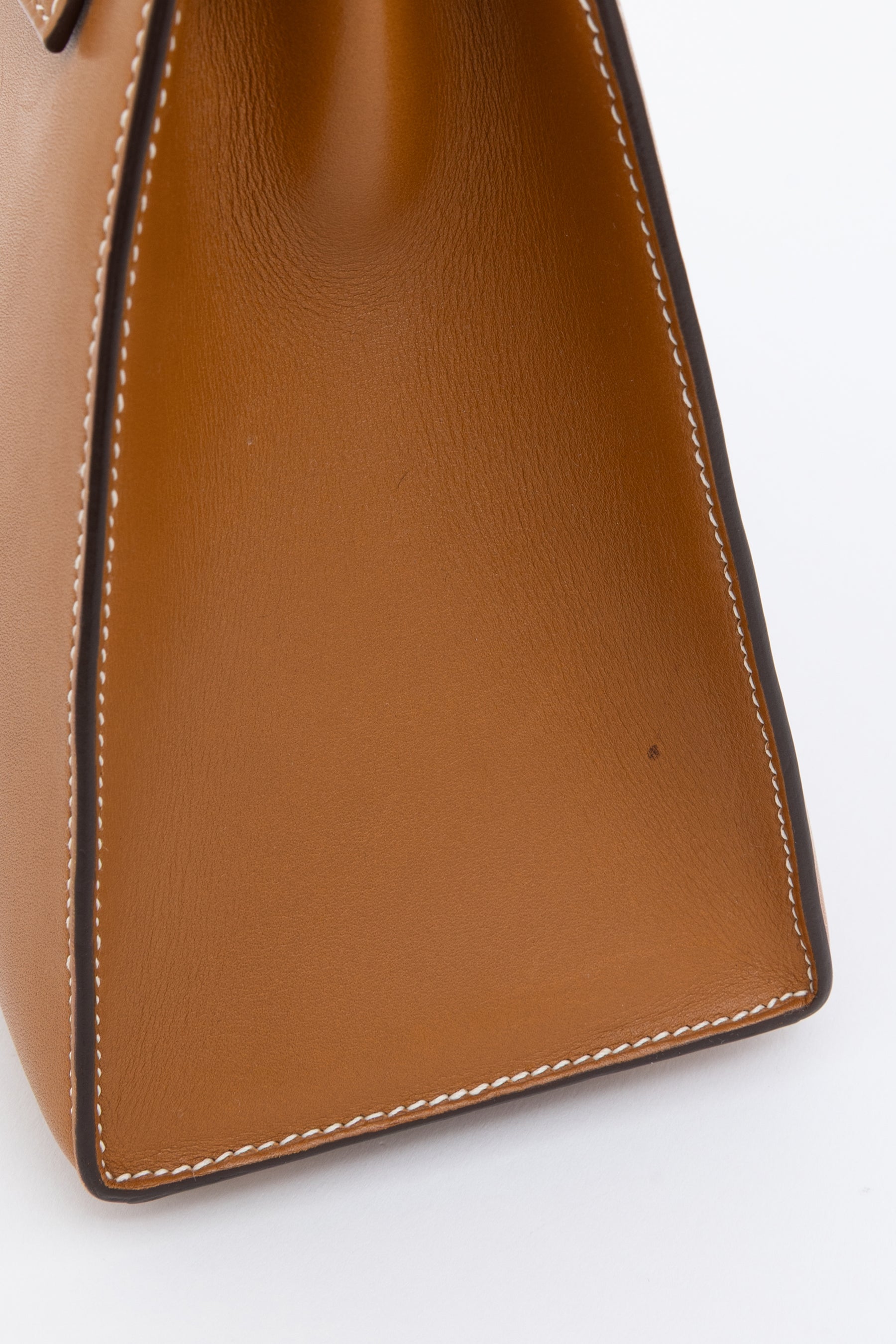 Naturel Sabel Butler Leather Kelly 25 Sellier Bag