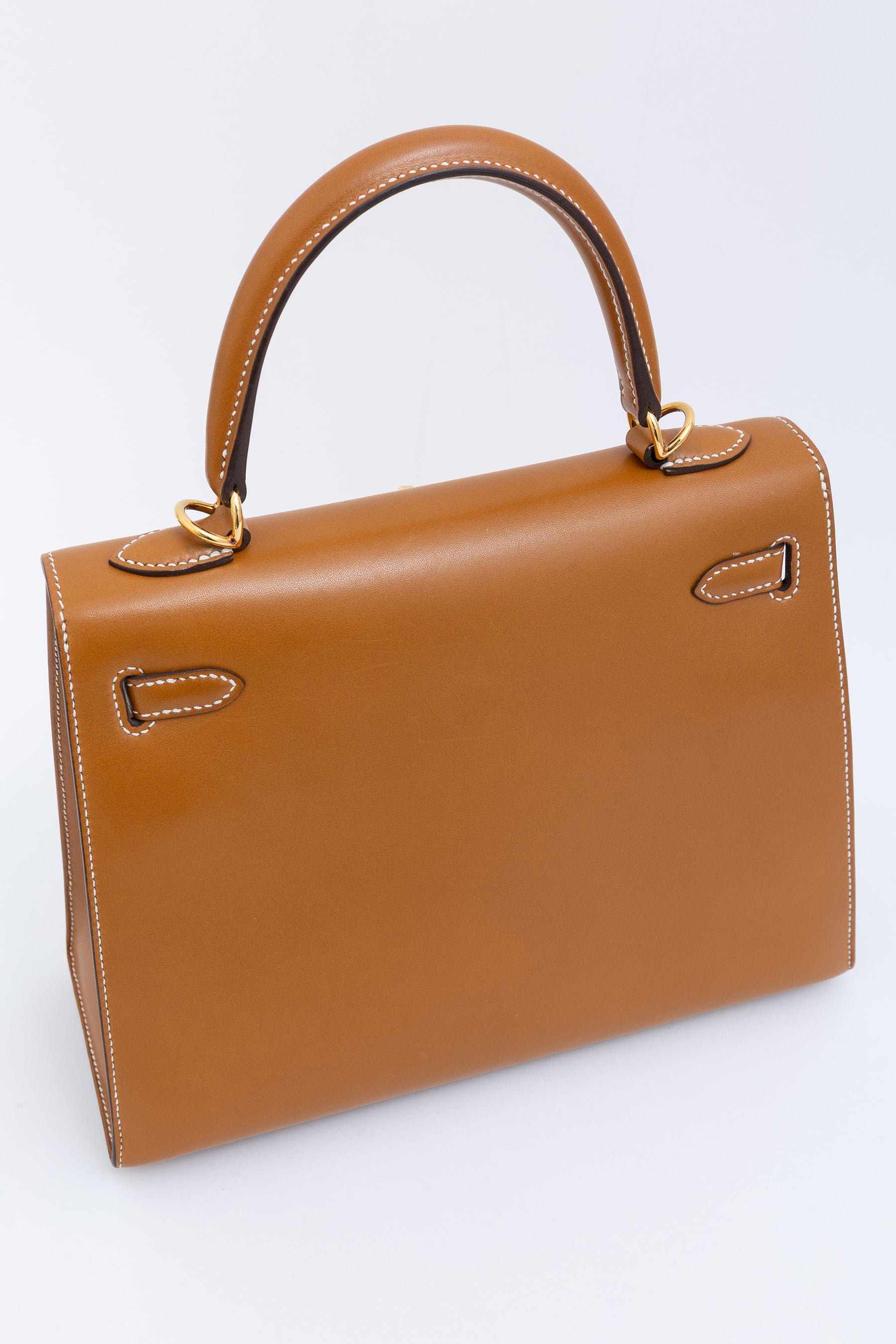 Naturel Sabel Butler Leather Kelly 25 Sellier Bag