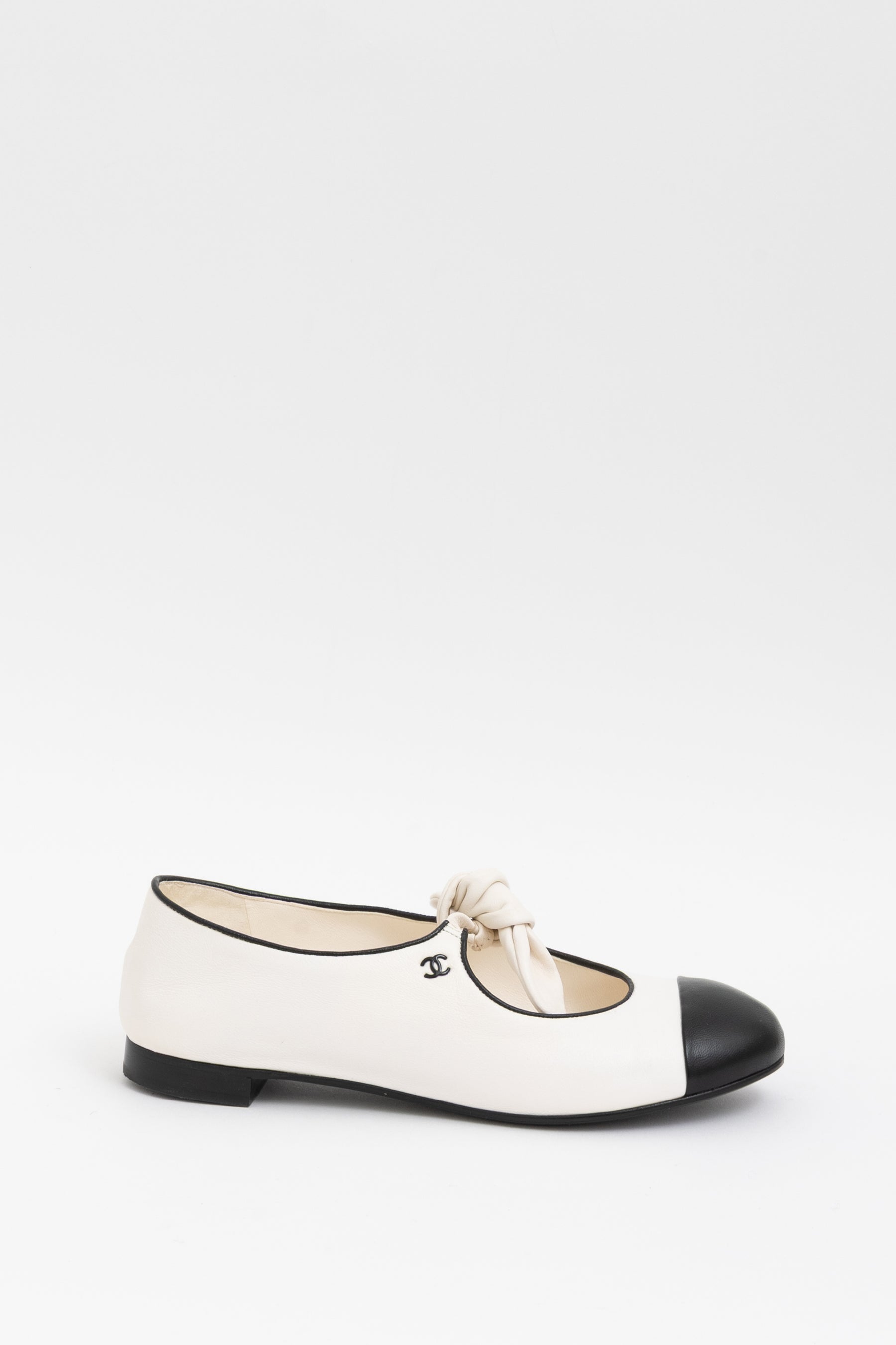 Tie Top Mary Jane Ballet Flats