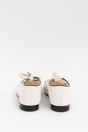Tie Top Mary Jane Ballet Flats