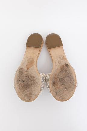 Fantasy Pearl Cord CC Mules