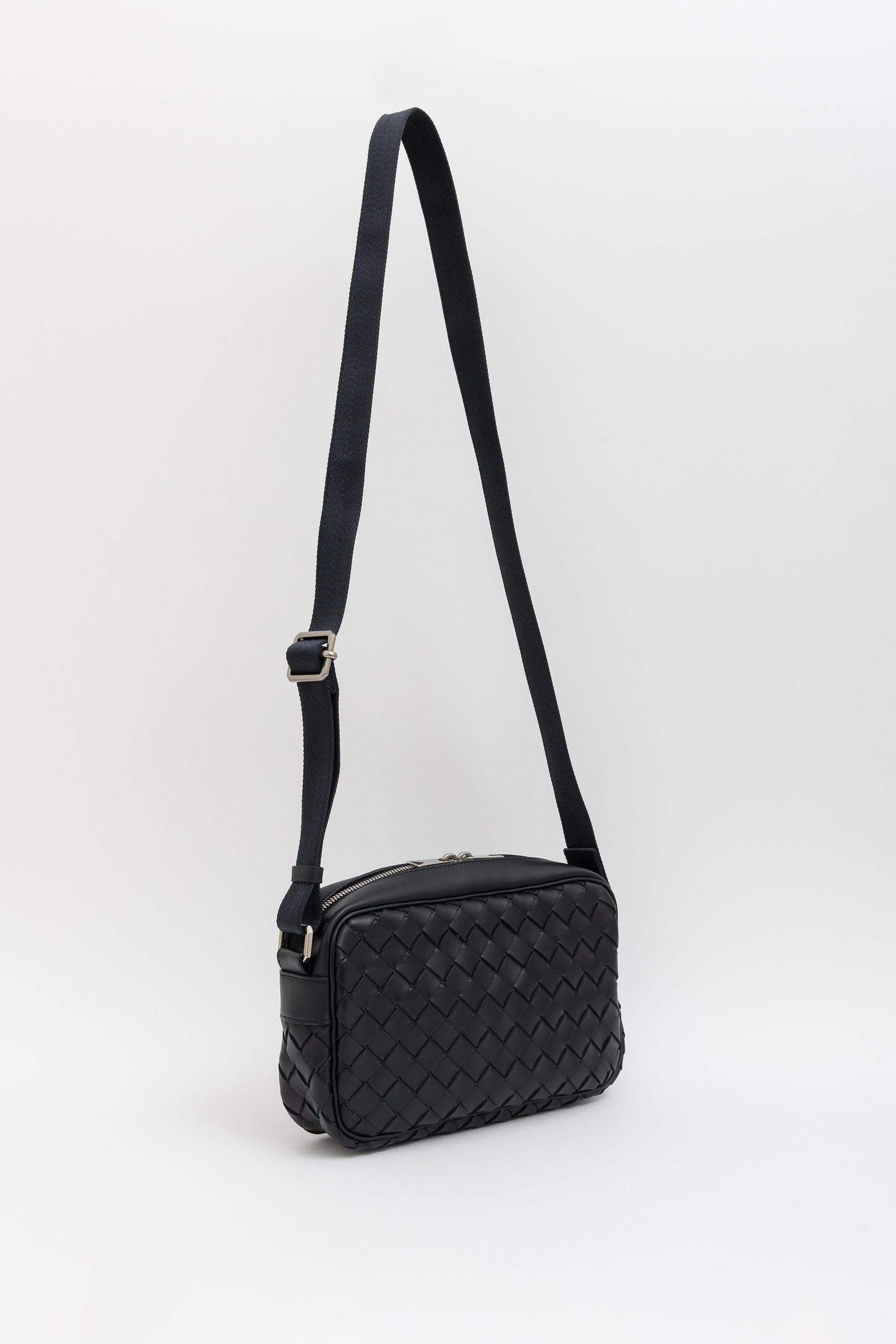 Small Intrecciato Camera Bag