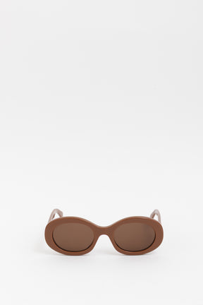 Triomphe 01 Oval Sunglasses