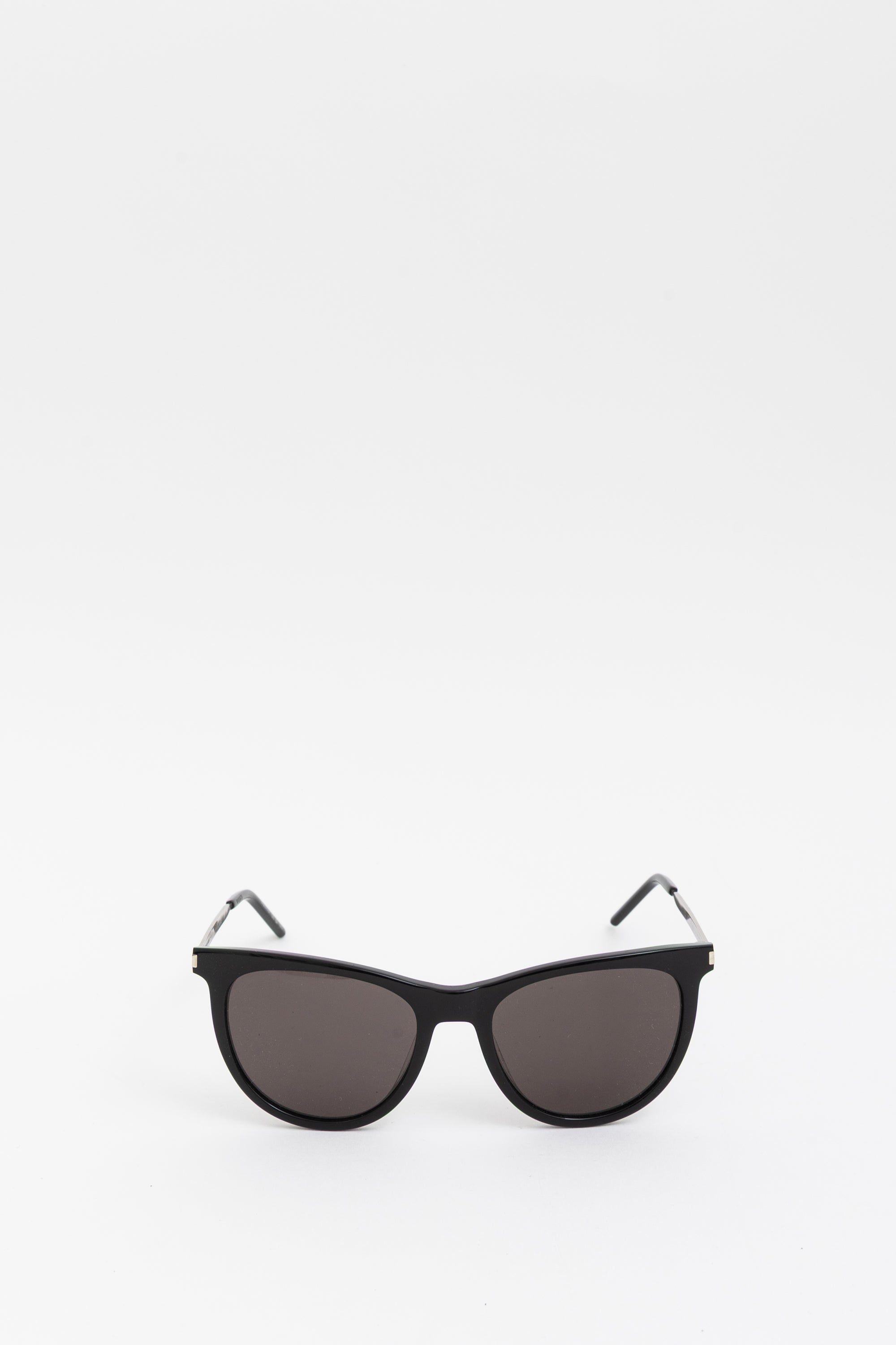 SL 510 Black Round Cat Eye Sunglasses
