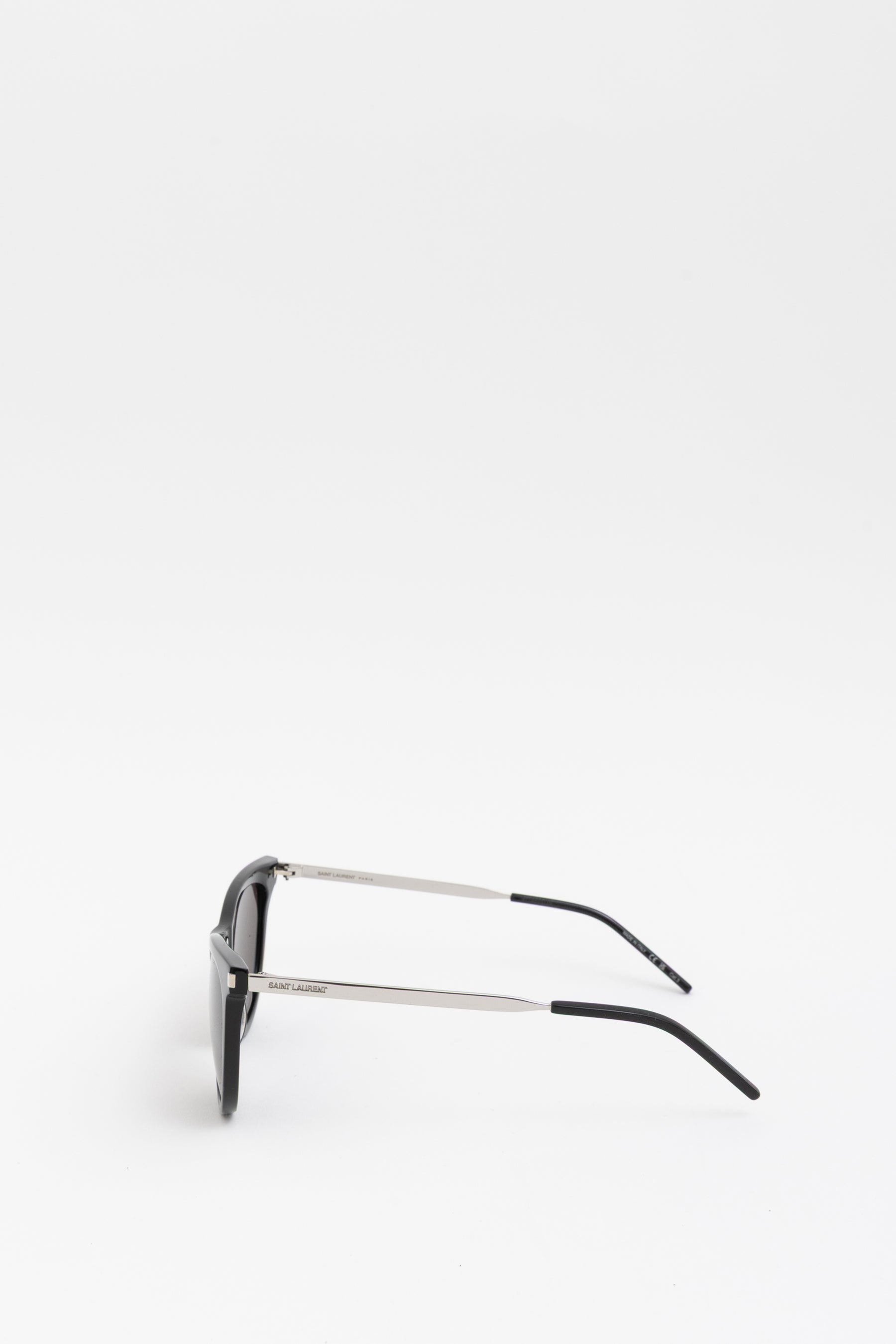 SL 510 Black Round Cat Eye Sunglasses