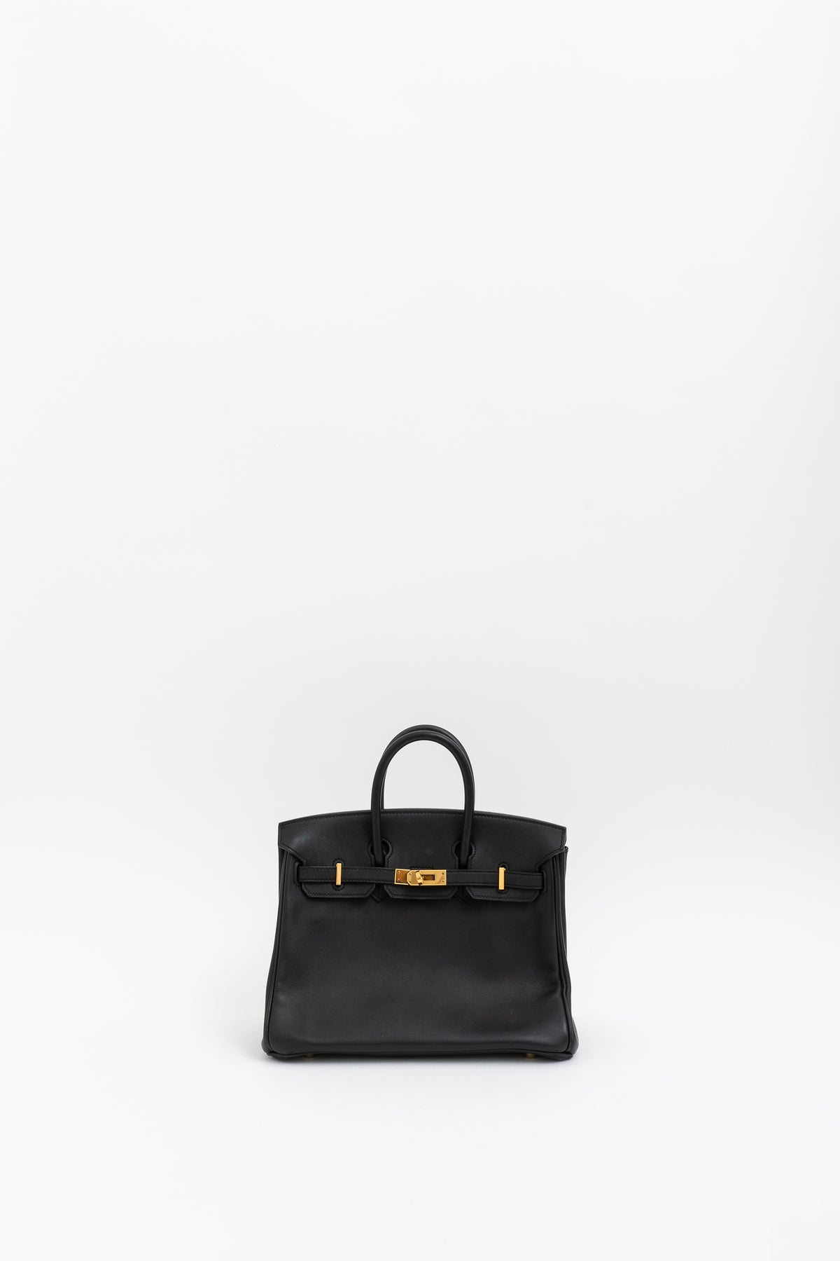 Noir Swift Leather Birkin 25