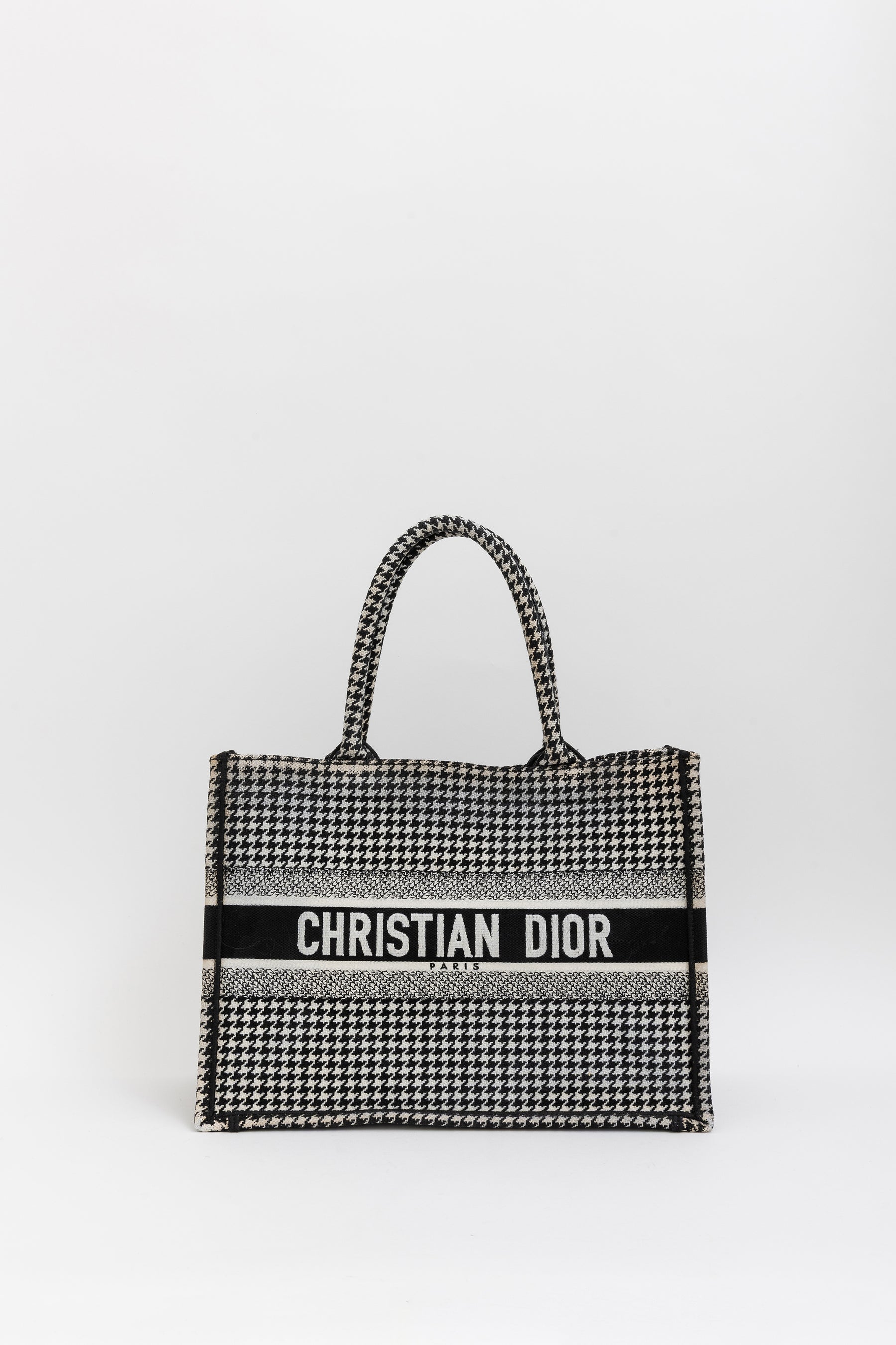 Houndstooth Book Tote
