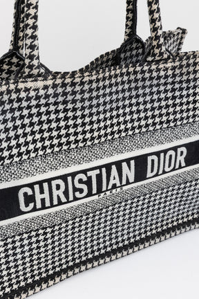 Houndstooth Book Tote