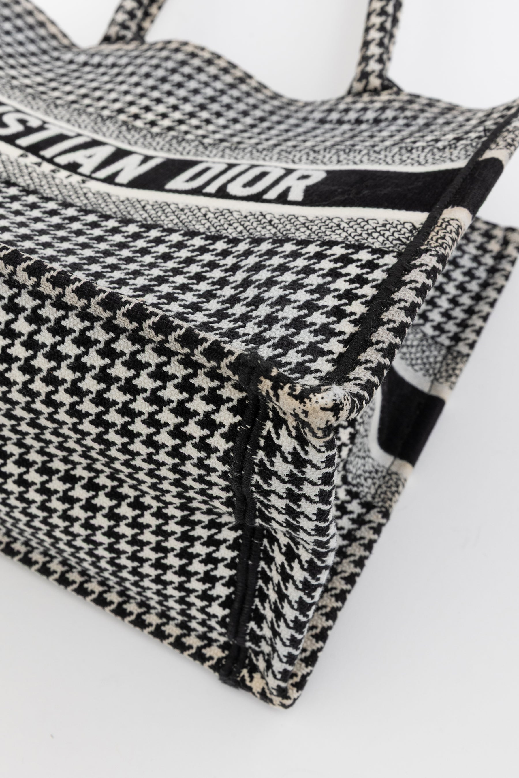Houndstooth Book Tote
